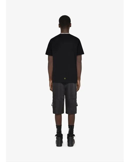 Givenchy o1gr1nt0125 Oversized Fit T-Shirt in Black Size US XS / EU 42 / 0 - 5 Thumbnail