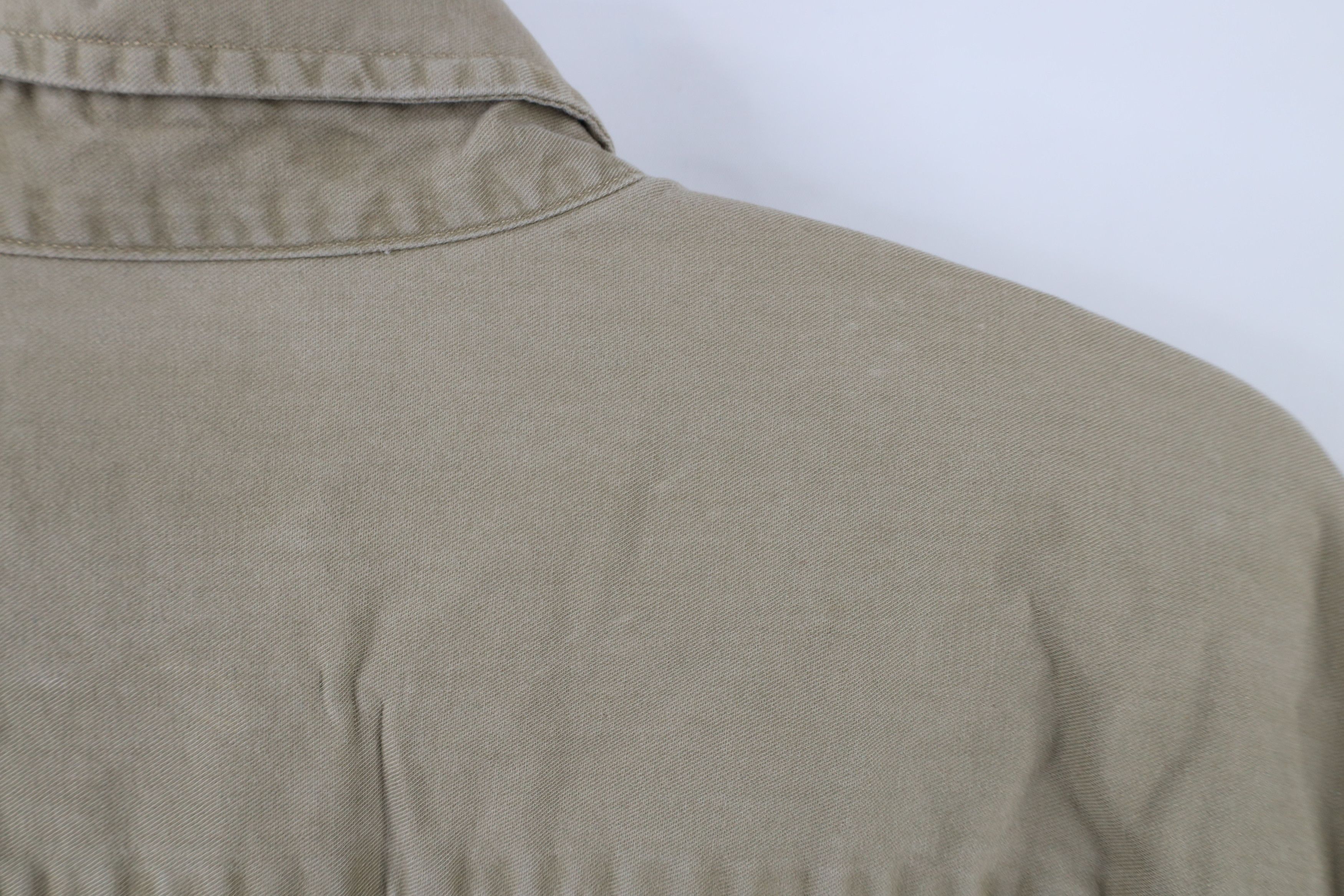 Vintage Vintage 90s Streetwear Military Collared Button Down Shirt Size US L / EU 52-54 / 3 - 9 Thumbnail