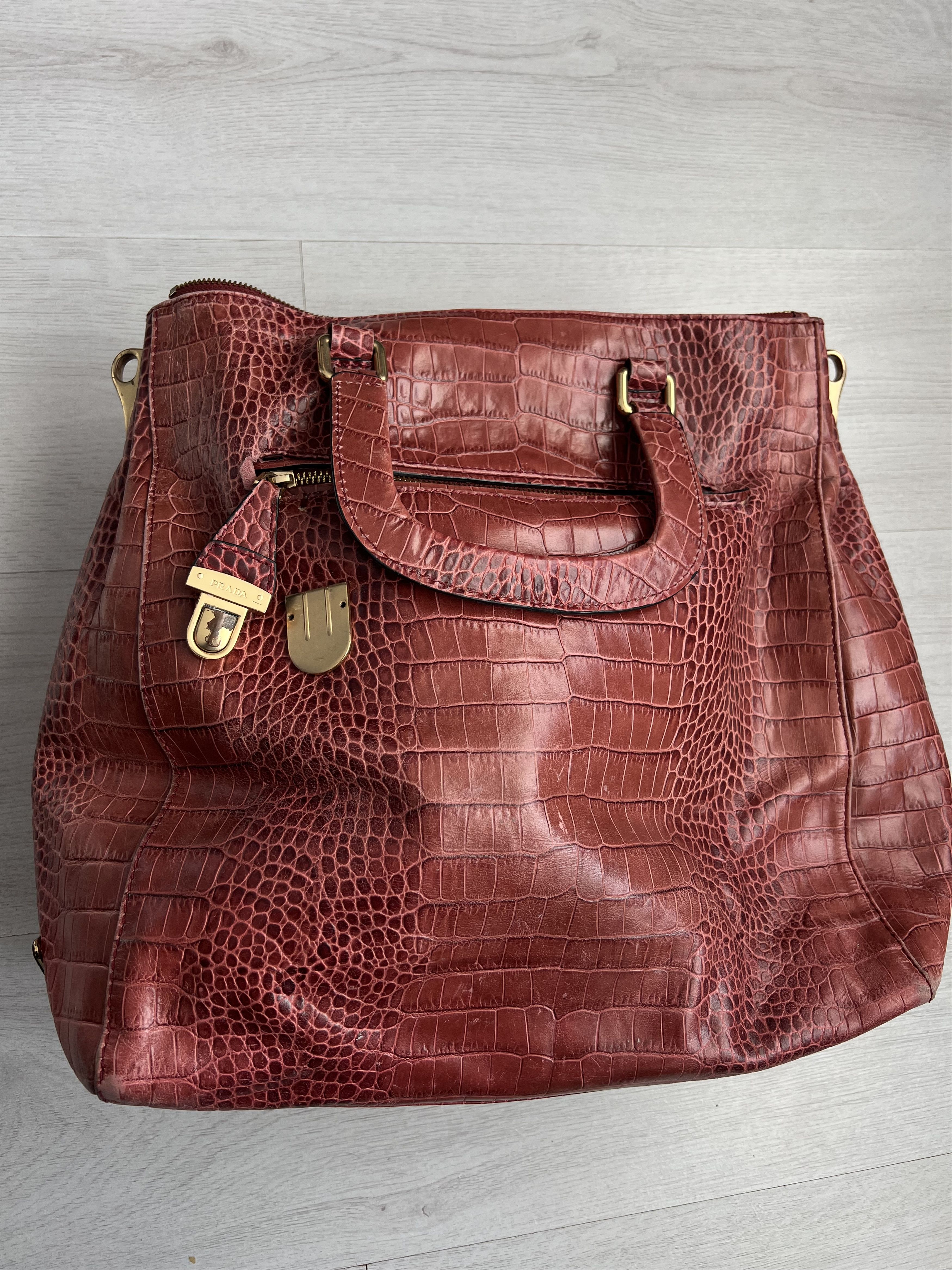 Prada Prada Crocodile Leather Size ONE SIZE - 2 Thumbnail