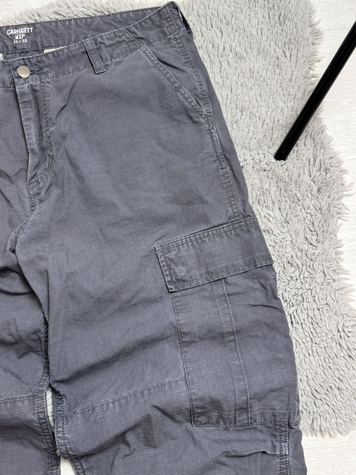 Carhartt × Vintage Carhartt vintage cargo baggy pants Center logo multi pocket Size US 34 / EU 50 - 6 Thumbnail