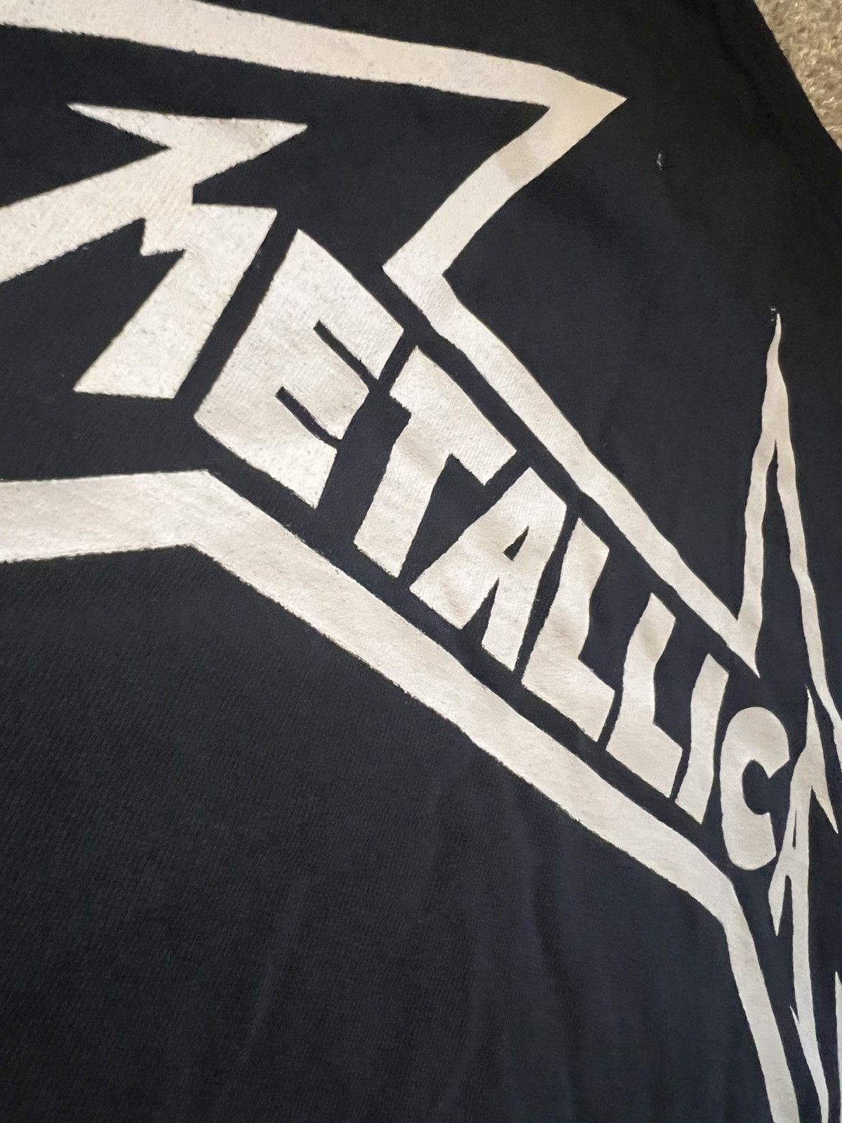 Fear of God Fear of God x Metallica Black Logo Tee Size US L / EU 52-54 / 3 - 4 Thumbnail
