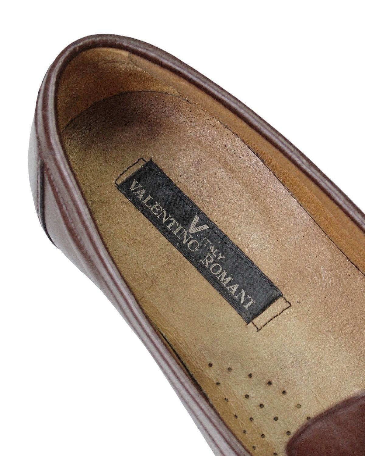 Vintage 1990S VALENTINO ROMANI BUCKLE LOAFERS Size US 7.5 / EU 40-41 - 7 Thumbnail