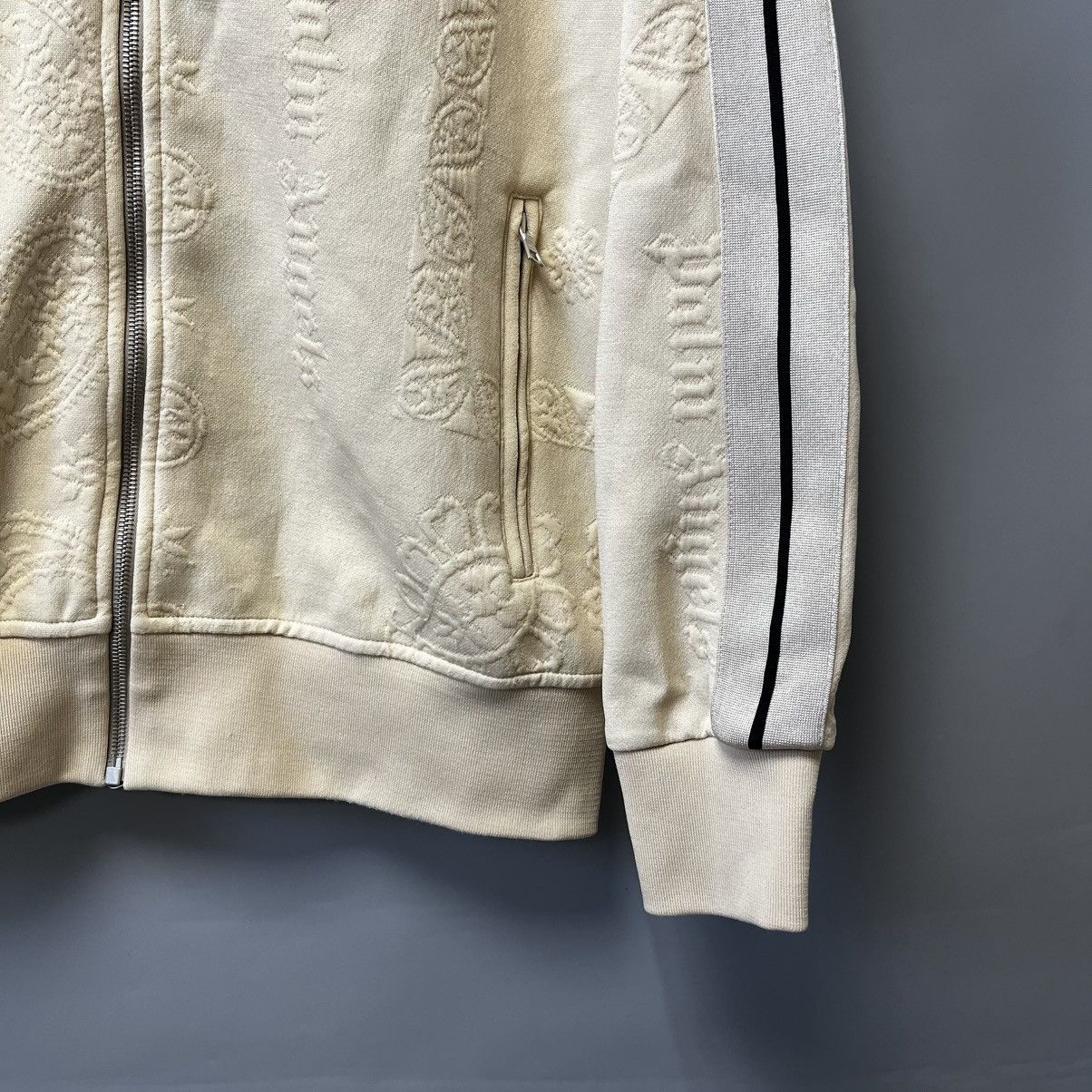 Palm Angels Palm Angels Embossed Bandana Track Jacket Zip Size XL Size US XL / EU 56 / 4 - 4 Thumbnail