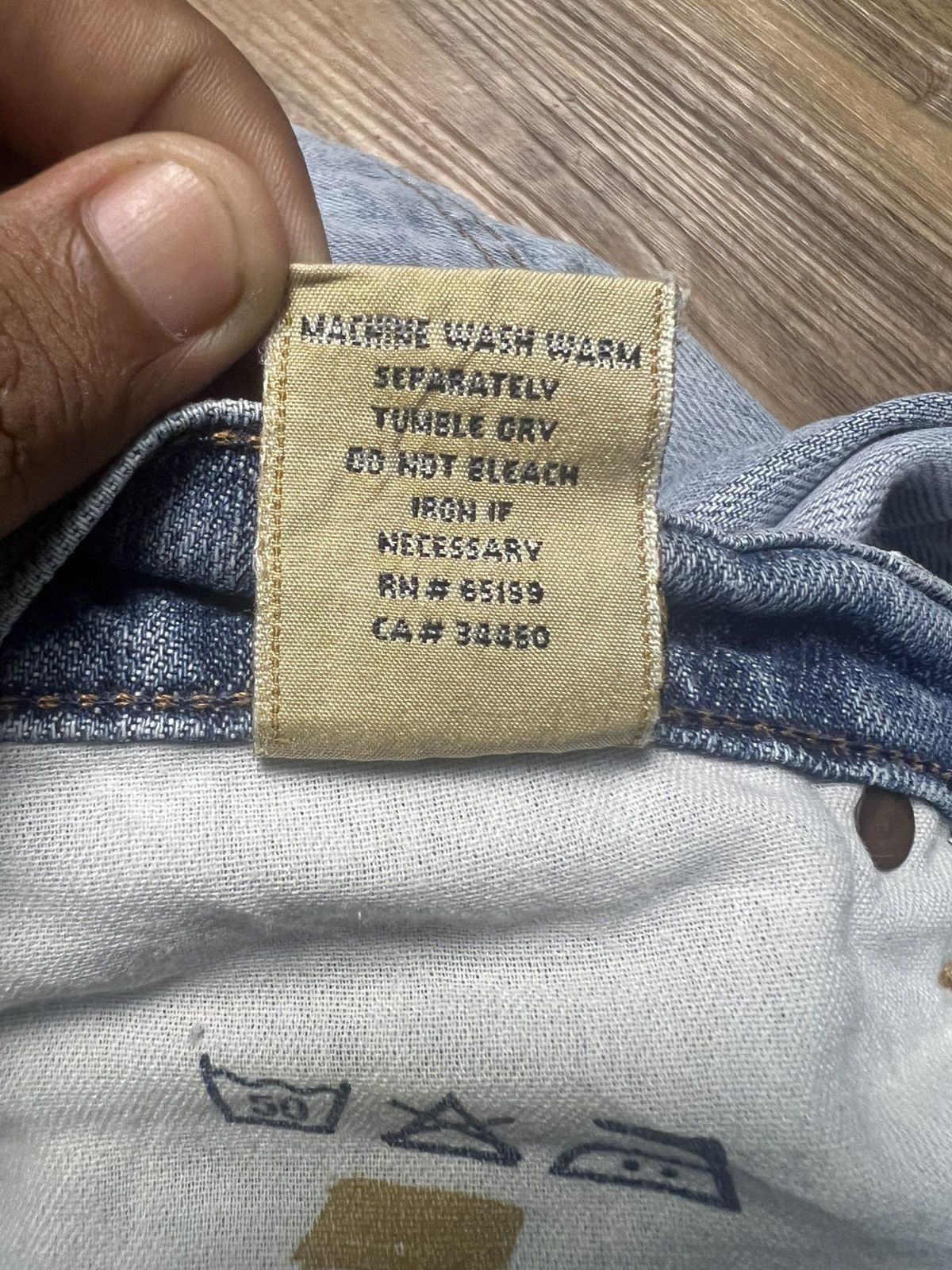 14th Addiction 7 For All Mankind Bootcut Jeans Distressed Denim (42) Size 27" / US 4 / IT 40 - 14 Thumbnail