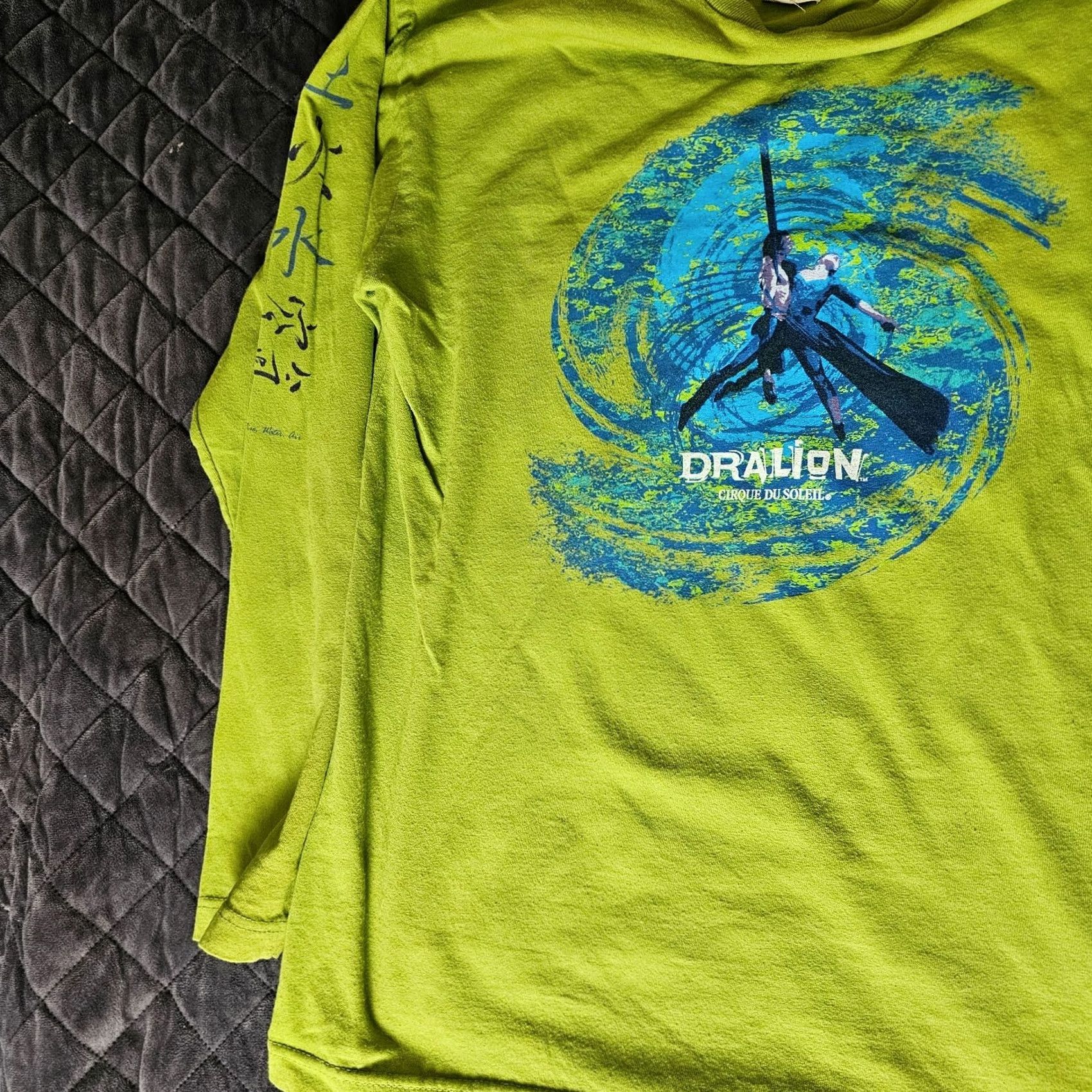 Vintage VINTAGE Cirque du Soleil Dralion Long Sleeve Graphic T-Shirt S/M Canada Unisex Adults Mens Womens Cirque Du Soleil Shirt Green 2000s Size US S / EU 44-46 / 1 - 4 Thumbnail