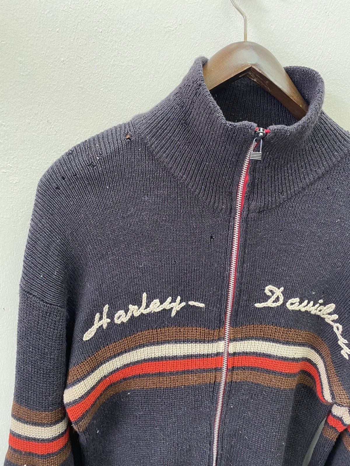 Harley Davidson Distressed Harley Davidson An American Legend Knit Sweater Size US M / EU 48-50 / 2 - 8 Thumbnail