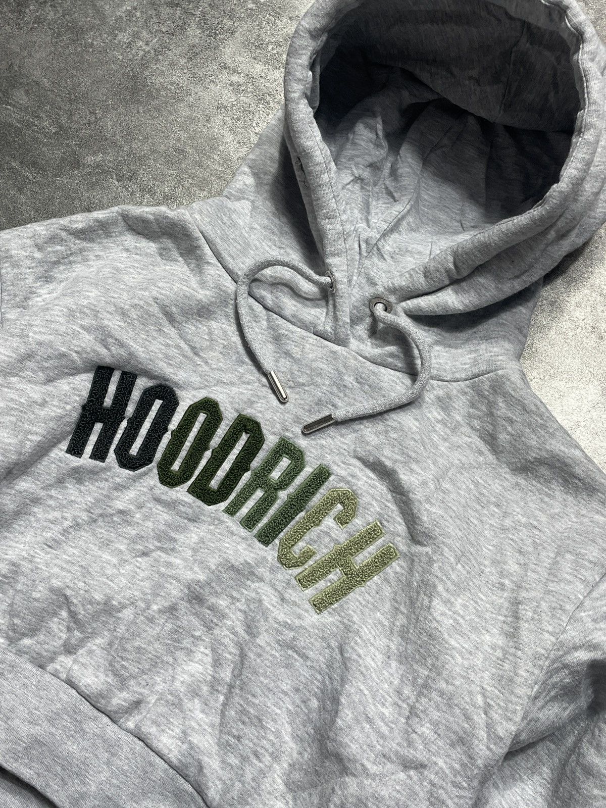 Hoodrich 🔥Offers🔥Hoodrich Short Hoodie Hype Streetwear Spellout Size XS / US 0-2 / IT 36-38 - 2 Thumbnail