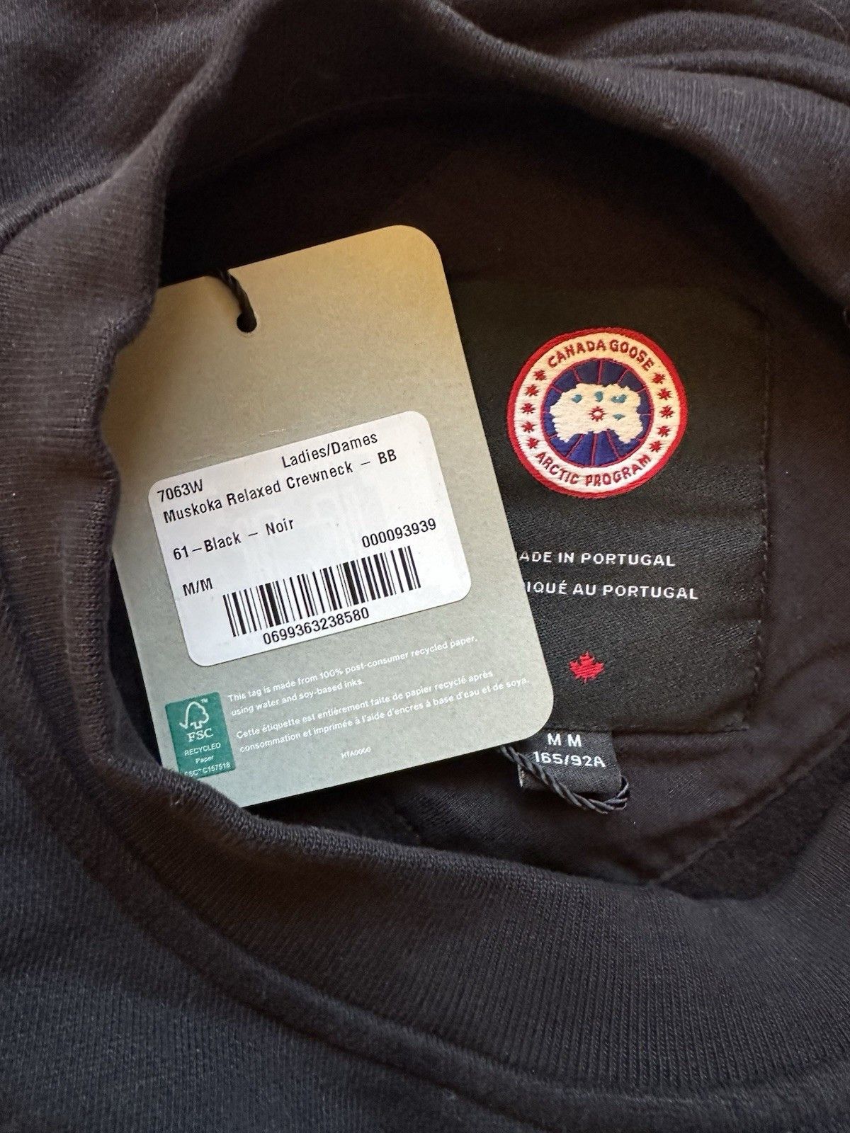 Canada Goose Canada Goose Muskoka Black Relaxed Sweater Sizes XL-M Retai Size M / US 6-8 / IT 42-44 - 5 Thumbnail