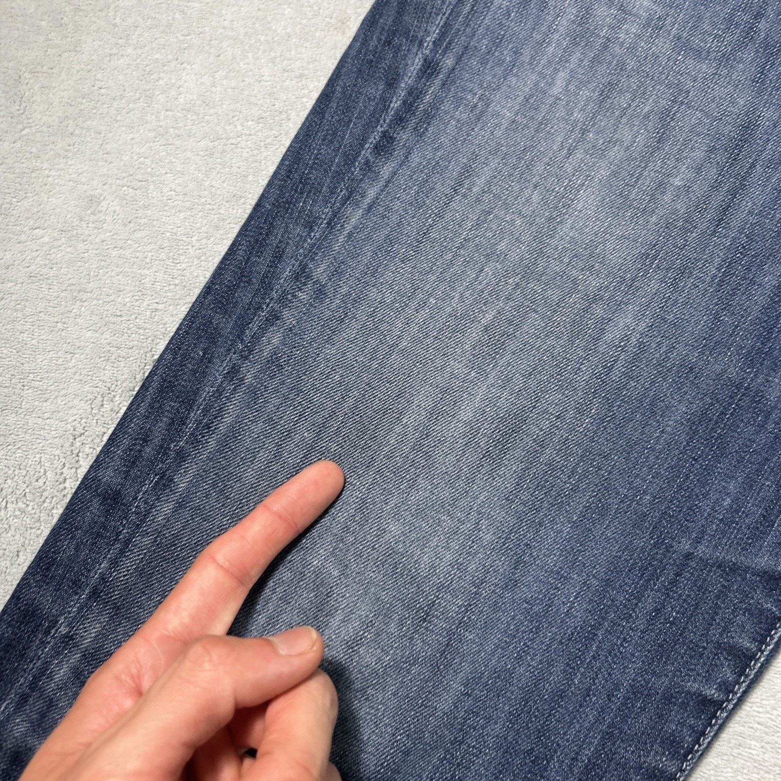 7 For All Mankind 7 For All Mankind Straight Jeans 35x33 Rhinestone Skinny Size 35" - 8 Thumbnail
