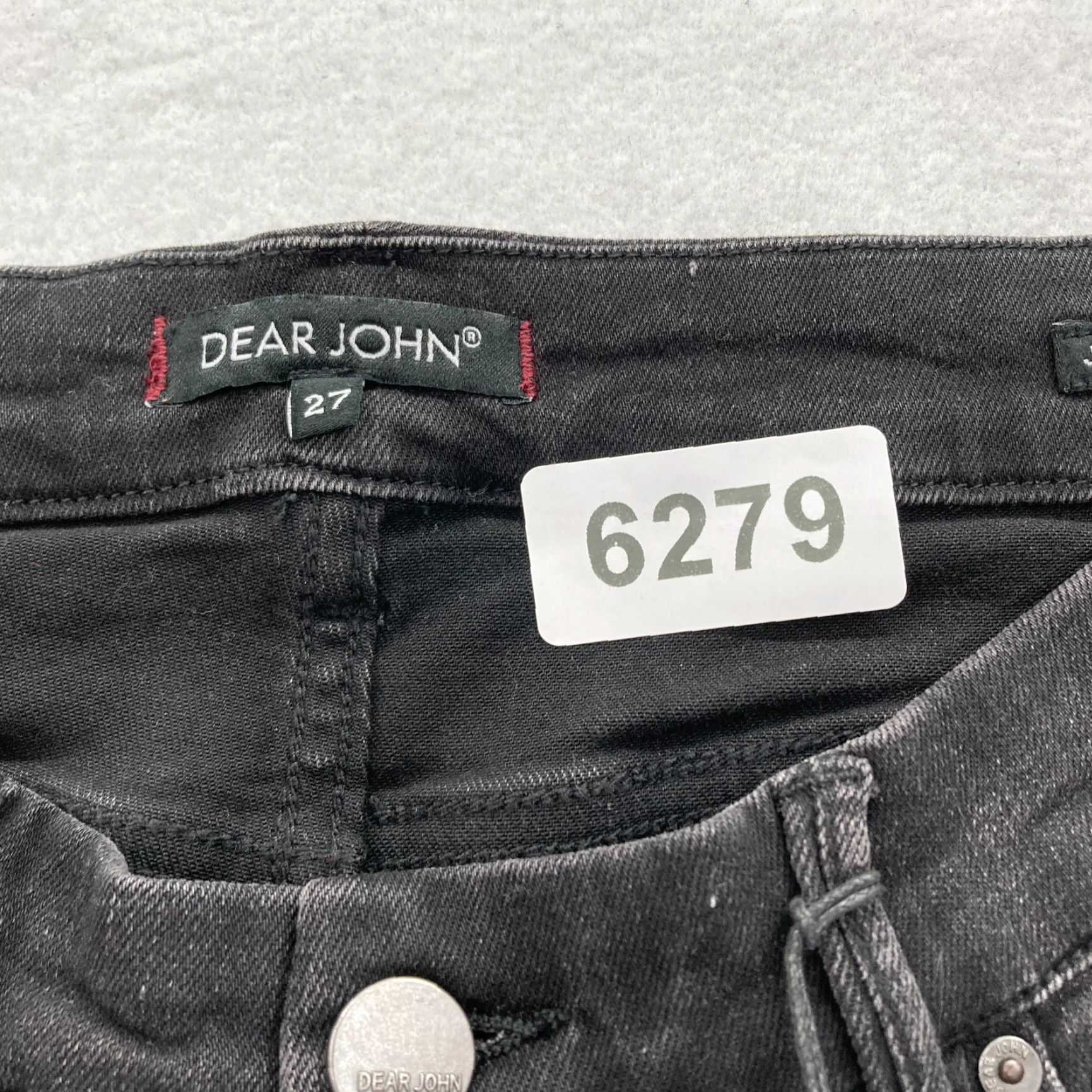 Joyrich Dear John Joyrich Jeans Women's 27 Black Stretch Denim Comfort Skinny Jeans NWT Size 27" / US 4 / IT 40 - 5 Thumbnail