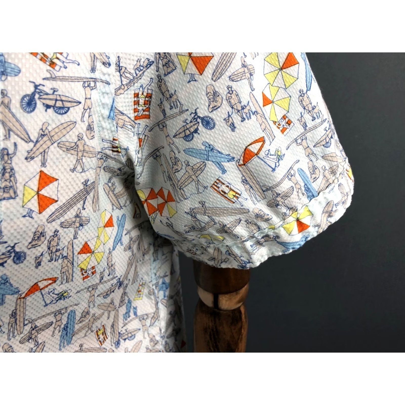 Tommy Bahama Tommy Bahama Shirt Size S Blue Cotton Patterned Men's Size US S / EU 44-46 / 1 - 7 Thumbnail