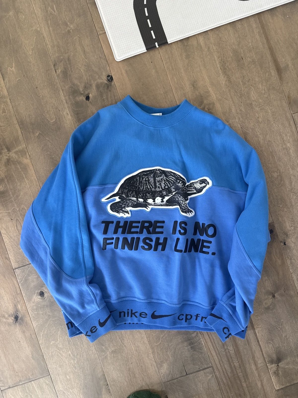 Cactus Plant Flea Market × Nike Nike x cactus plant flea market no finish line crewneck blue Size US L / EU 52-54 / 3 - 1 Thumbnail