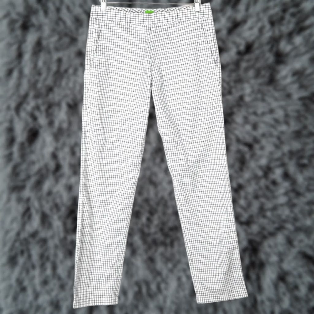 Hugo Boss HUGO BOSS Haddys-W Trousers Men's US 30 Regular Fit Checked Multicoloured Size US 30 / EU 46 - 1 Thumbnail
