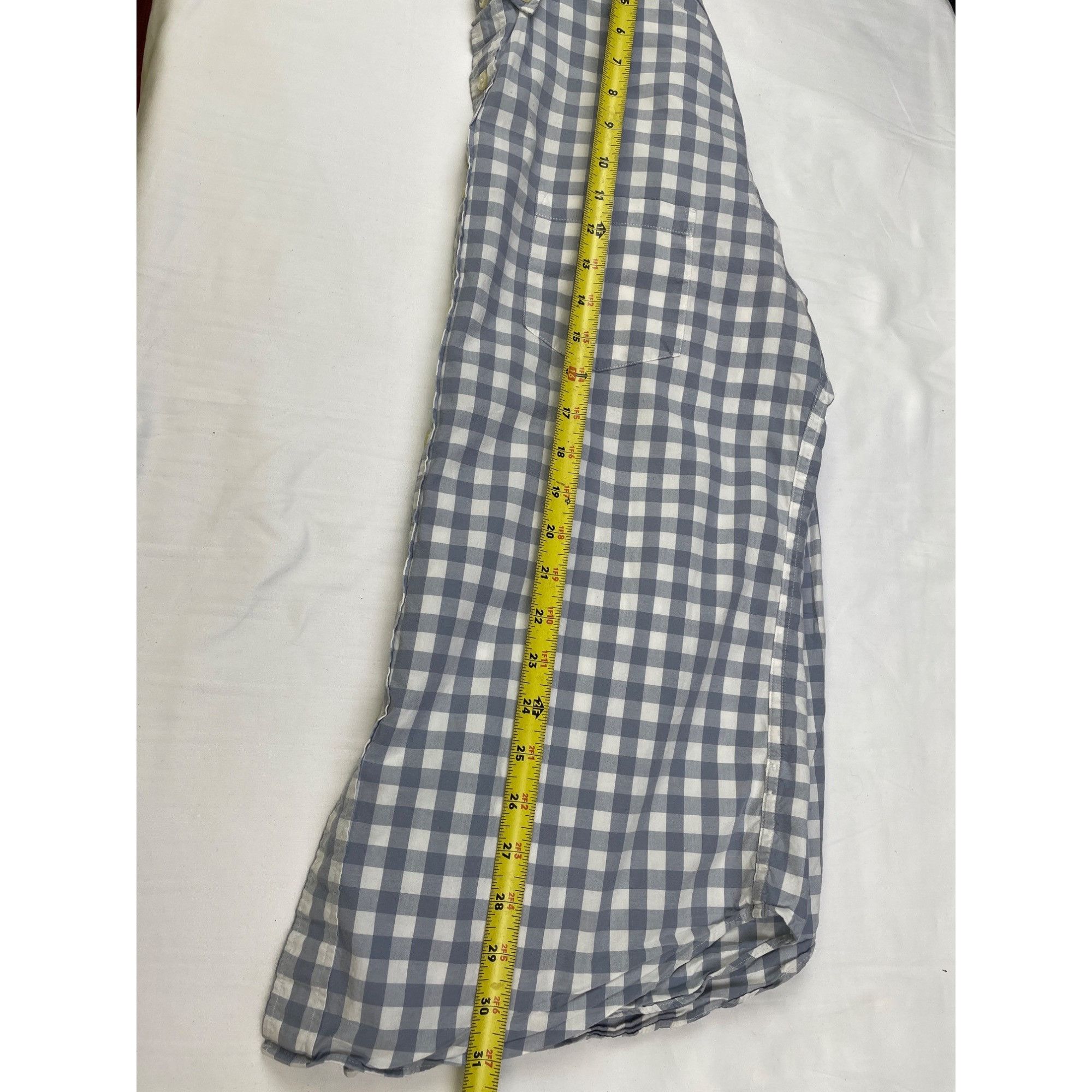 Other J Crew Men's Blue/White Checkered Button up/Long Sleeve Shir Size US L / EU 52-54 / 3 - 10 Thumbnail