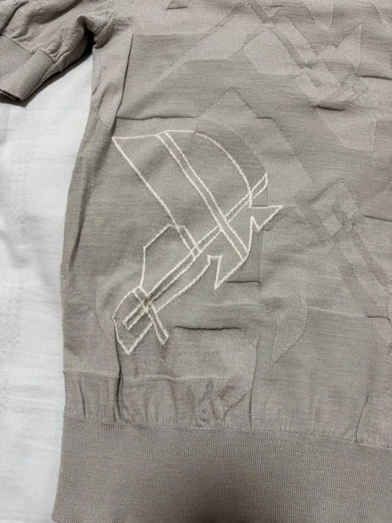 Hermes Hermes Short Sleeve Knit Top. Size US M / EU 48-50 / 2 - 7 Thumbnail