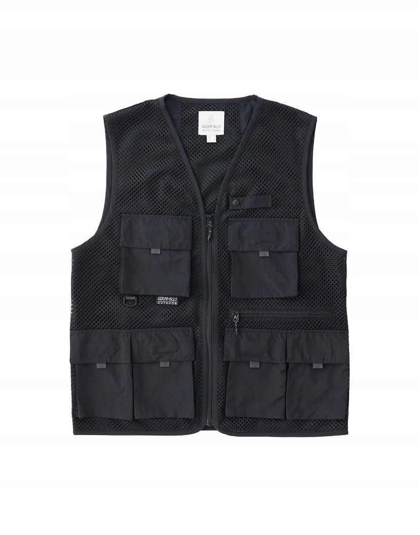 GRAMICCI Vest G3SM-J072 Black Casual Fit