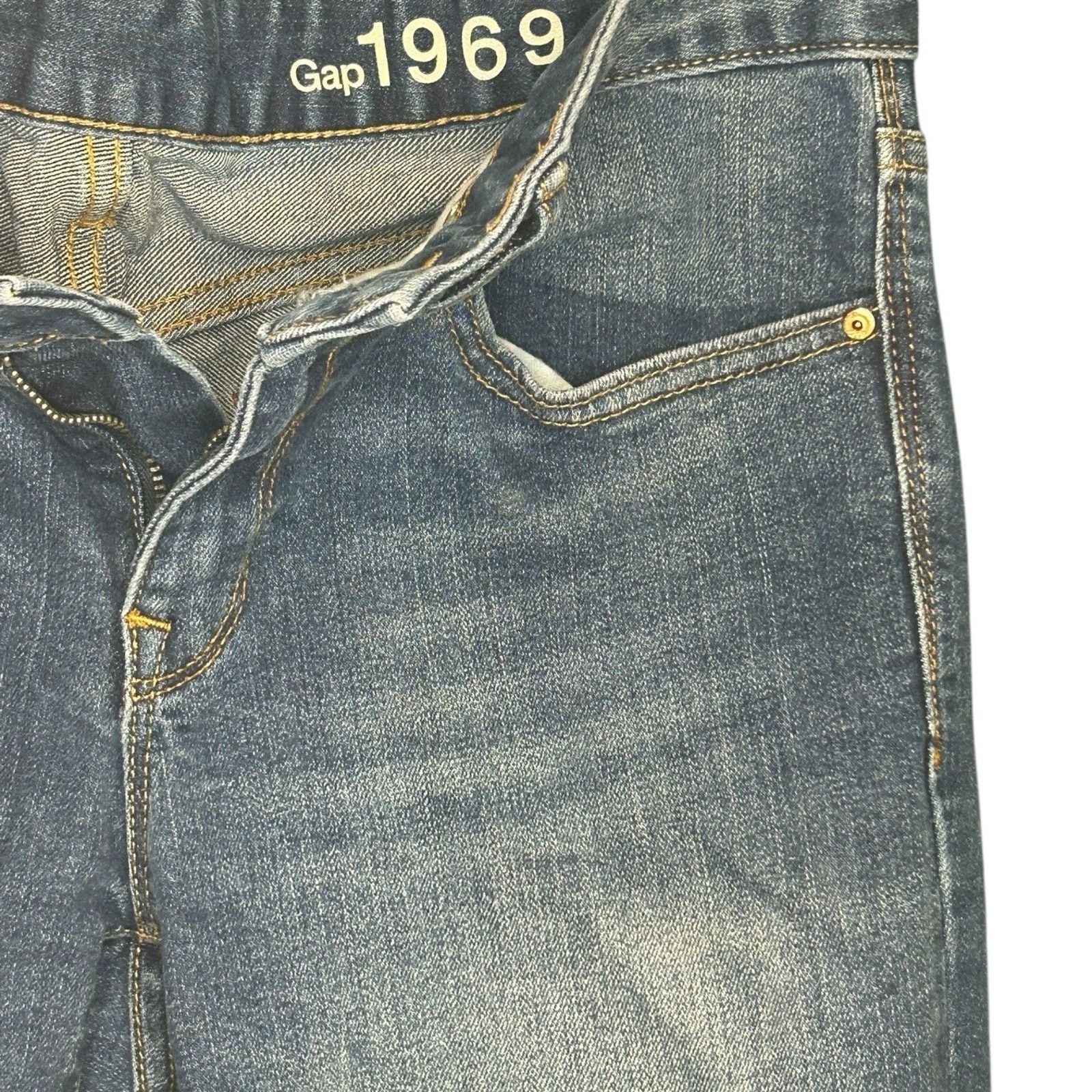 Gap Gap 1969 Skinny Jeans 28R Waist 28 Inseam 30 Slim Fit Size 28" / US 6 / IT 42 - 5 Thumbnail