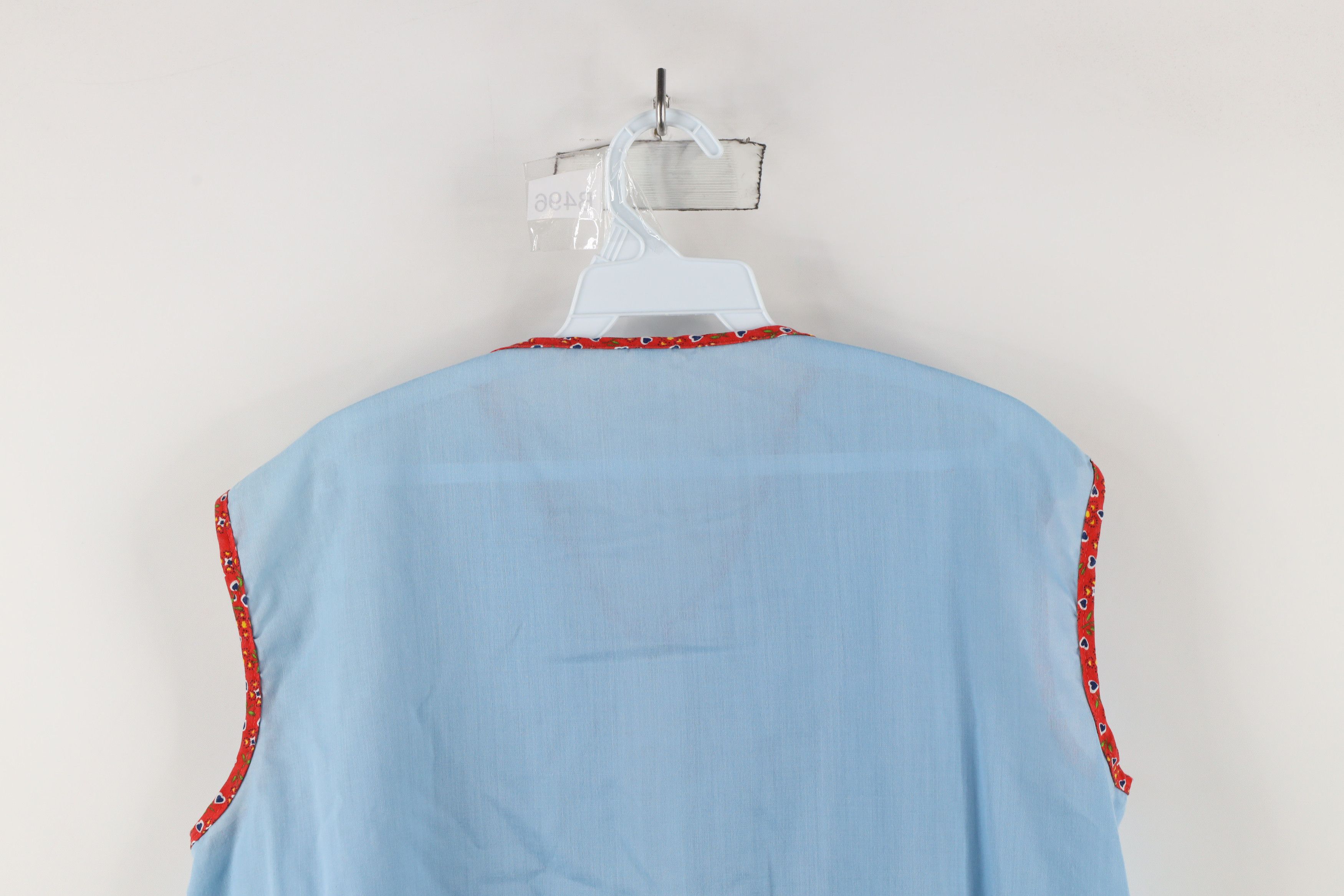 Vintage Vintage 70s Streetwear Heart Flower Trim Full Zip Vest USA Size L / US 10 / IT 46 - 13 Thumbnail