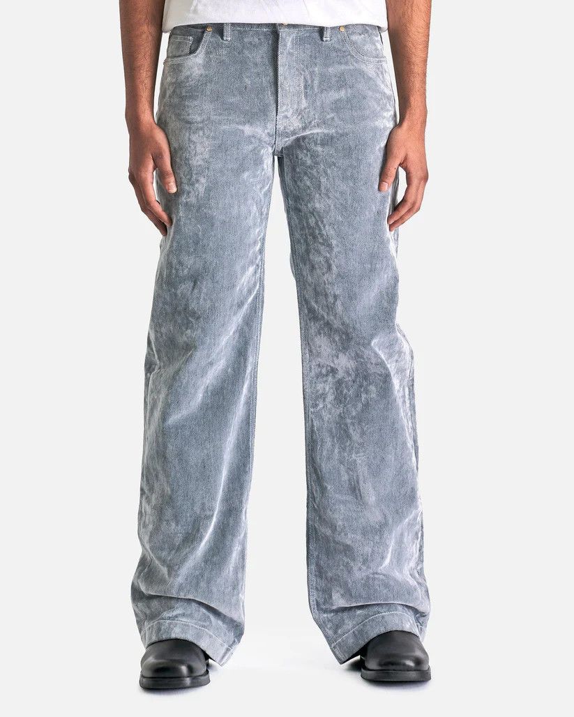 Casablanca o1mle0326 Peach Denim Jeans In Aqua Blue Size US 28 / EU 44 - 1 Thumbnail