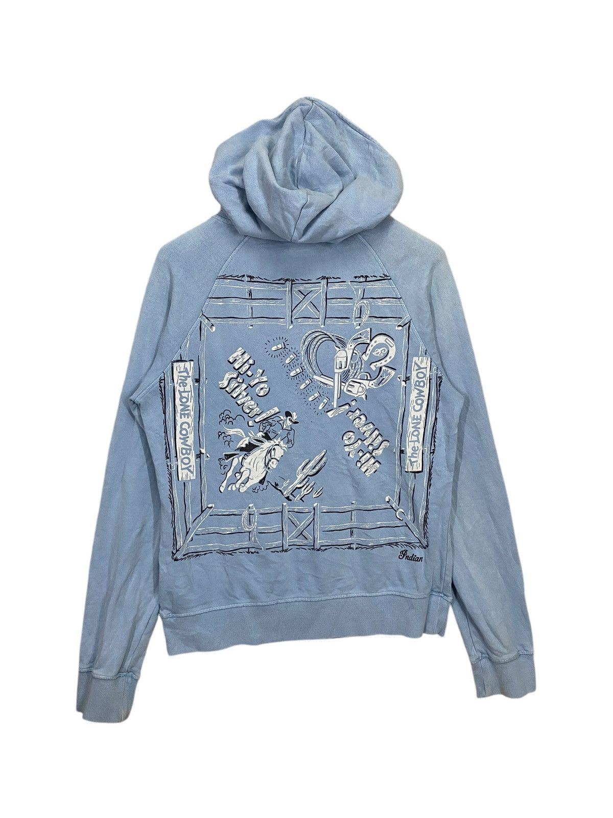 Indian Motorcycle × Vintage Vintage indian motocycle full print cowboy hoodie Size US L / EU 52-54 / 3 - 2 Thumbnail