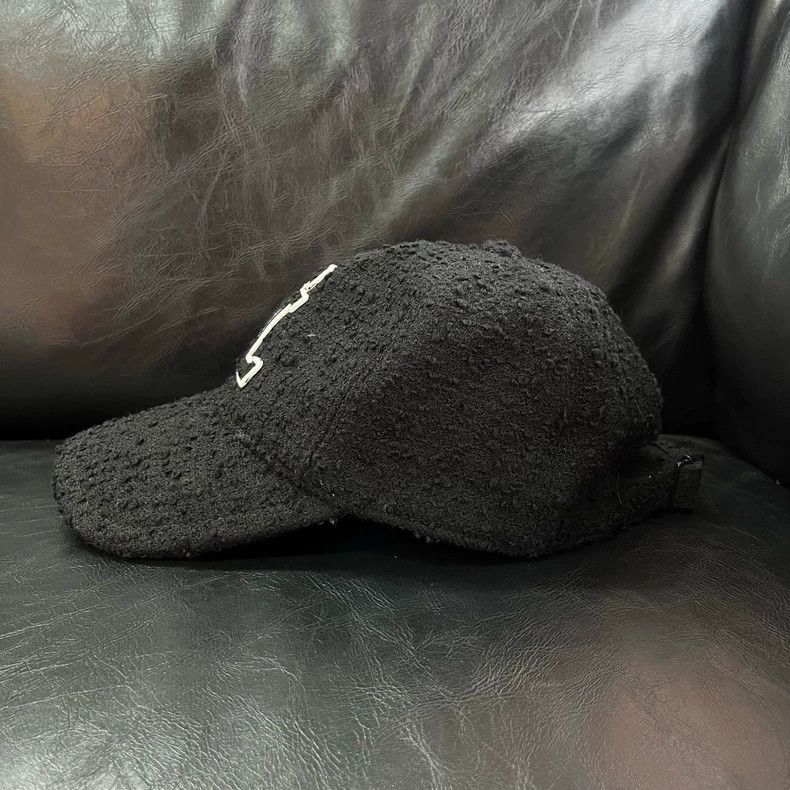Saint Laurent Paris Saint Laurent Paris Wool tweed baseball cap Size ONE SIZE - 2 Thumbnail