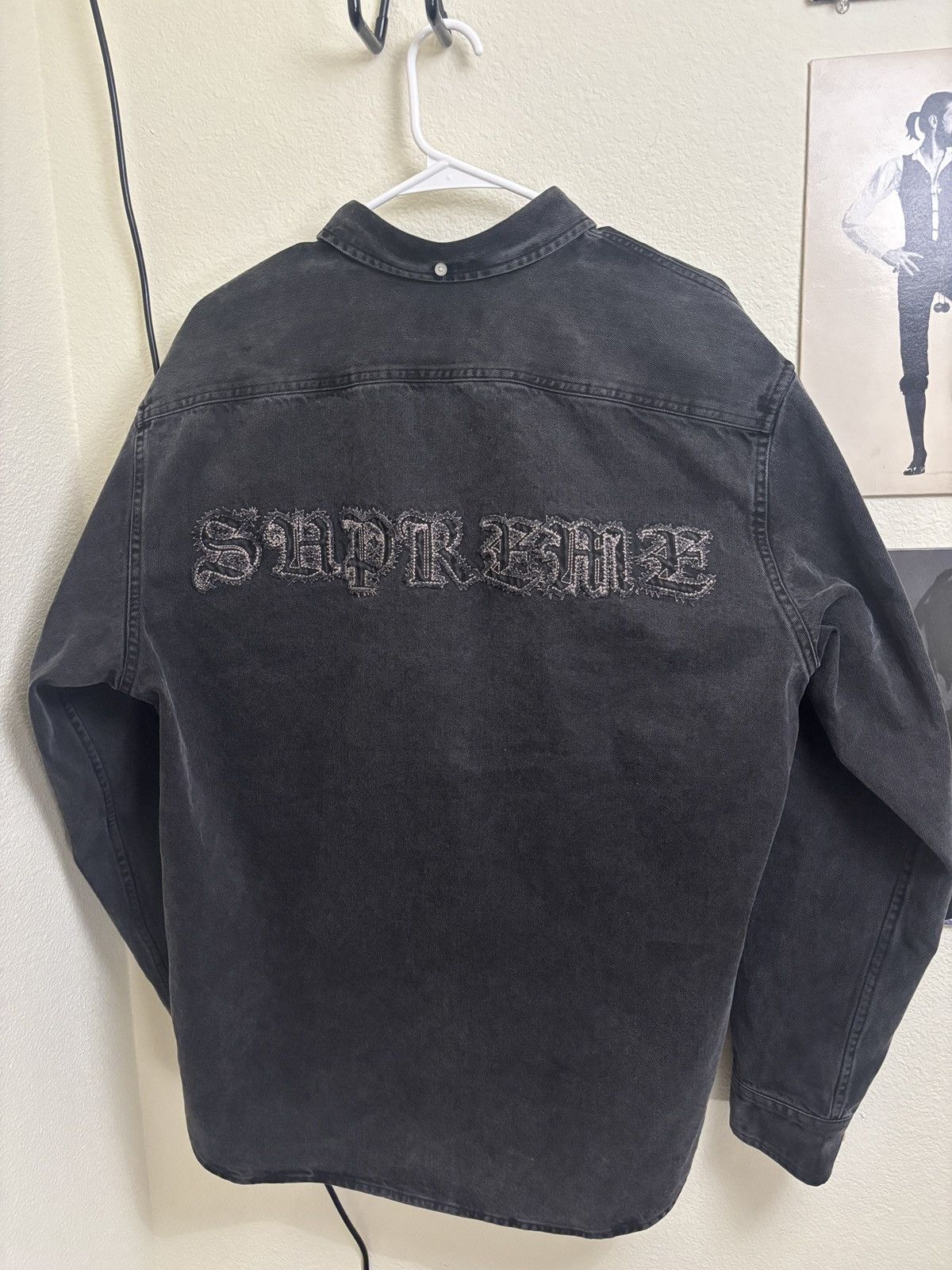 Supreme Supreme FW21 Appliqué Denim Shirt Size US L / EU 52-54 / 3 - 1 Thumbnail