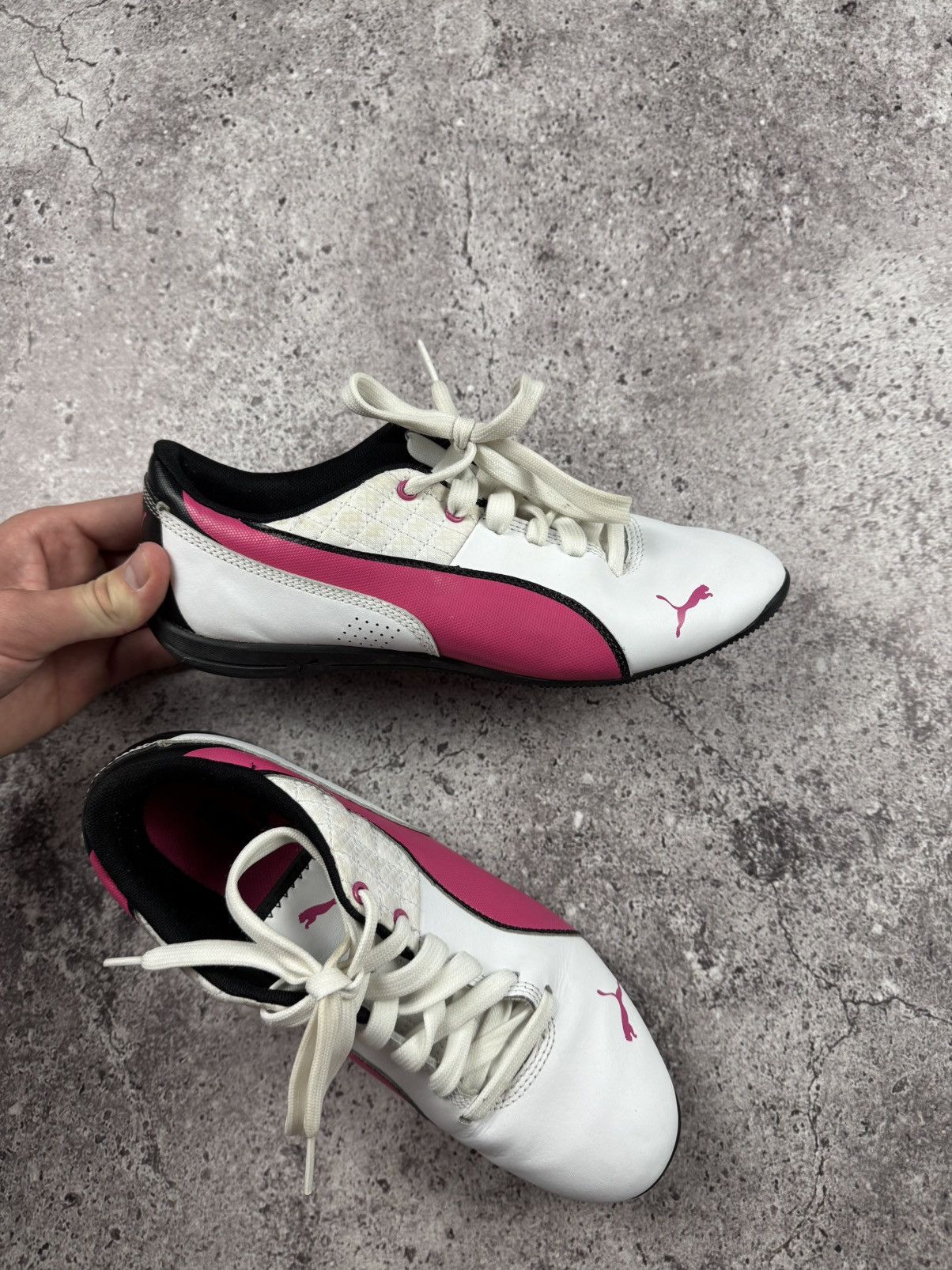 Puma 00s Vintage Puma Speedcat Y2K White/Pink Sneakers Japanesse Size US 6 / EU 39 - 7 Thumbnail