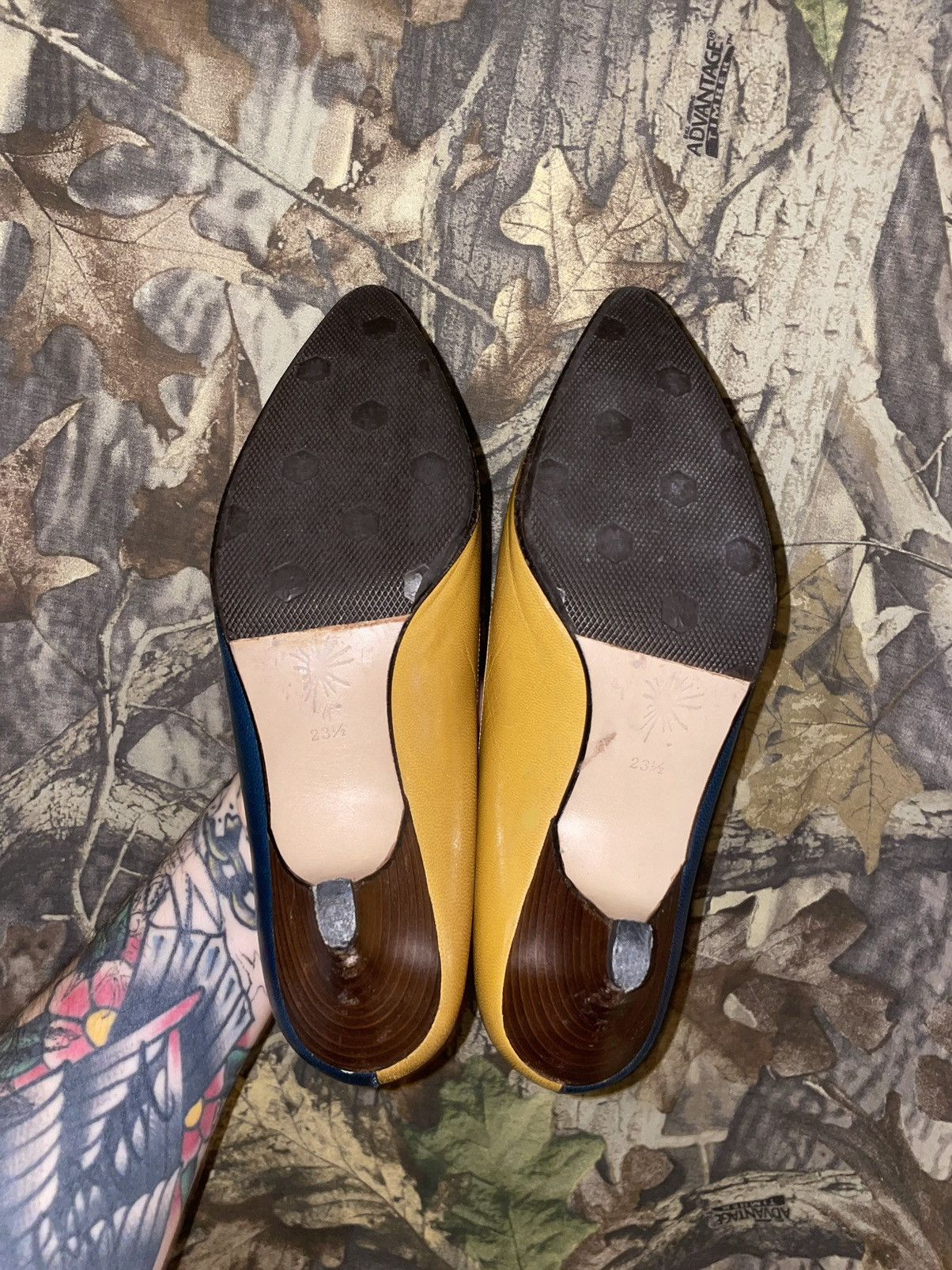 Japanese Brand MIHARA YASUHIRO half split kitten heel Size US 6.5 / IT 36.5 - 3 Thumbnail