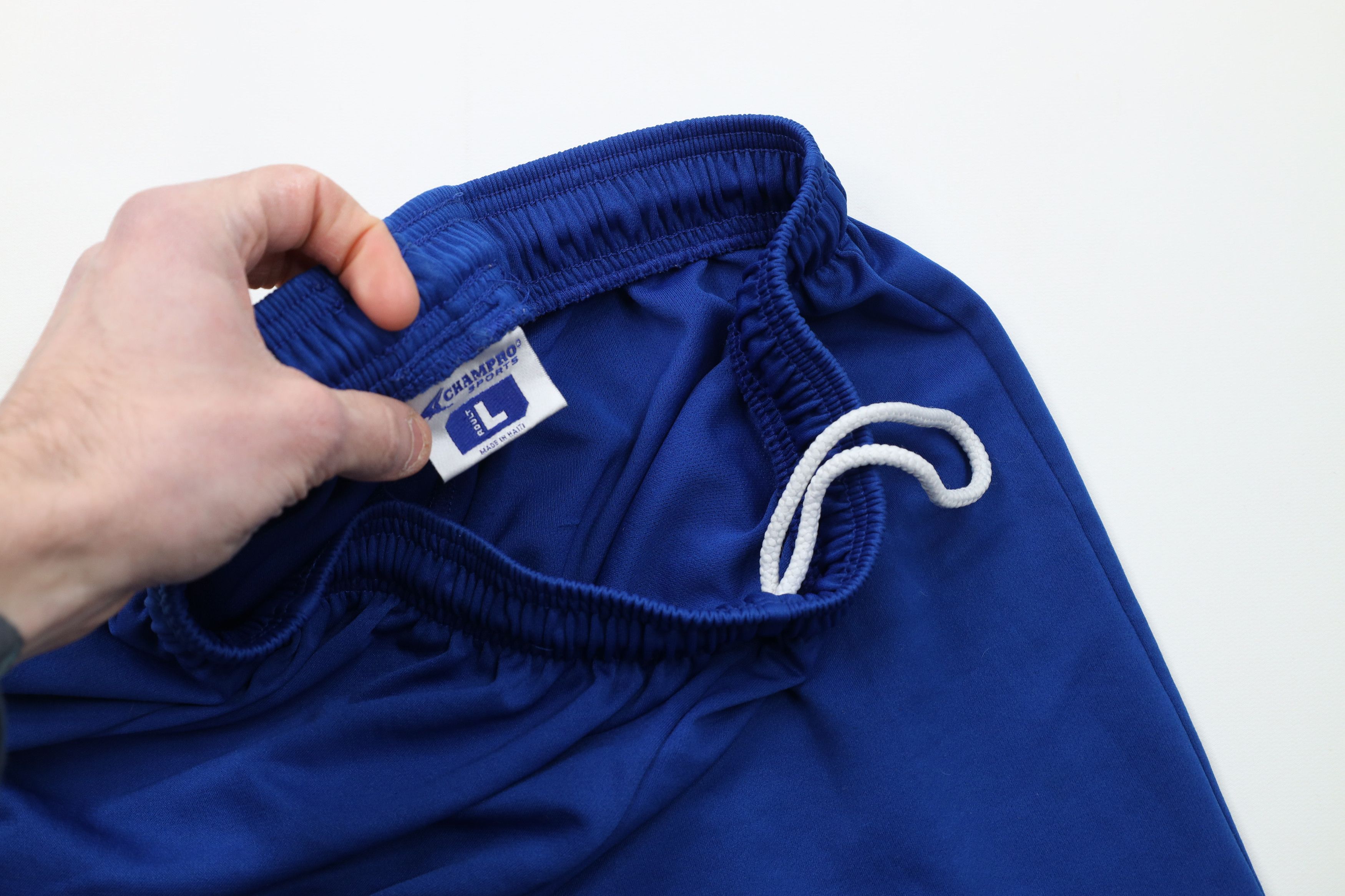 Vintage Vintage 90s Streetwear Running Jogging Soccer Shorts Blue Size US 34 / EU 50 - 6 Thumbnail