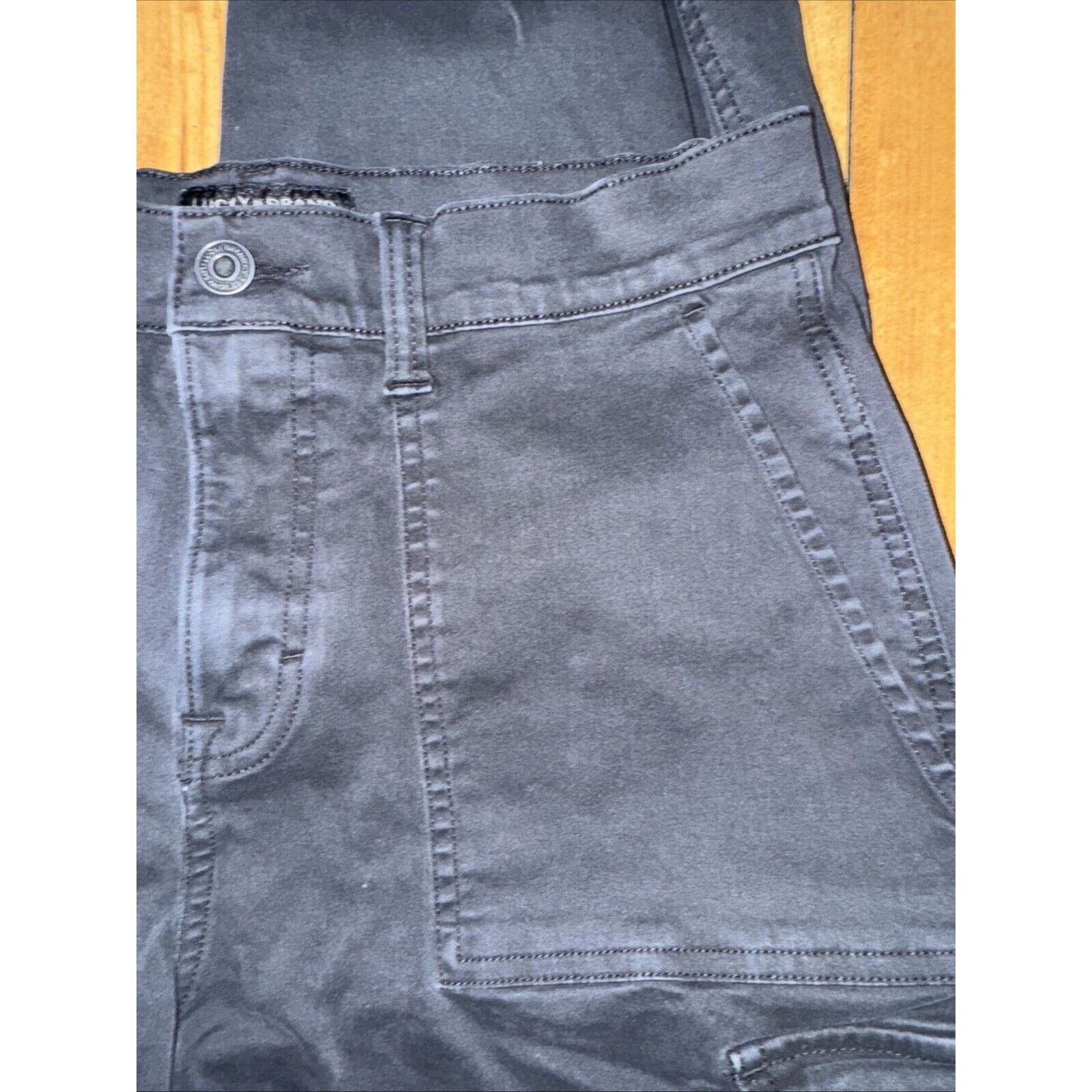 Lucky Brand × Vintage Women’s Lucky Brand Jeans Cargo Pants Black 28x30 Size 28" / US 6 / IT 42 - 5 Thumbnail