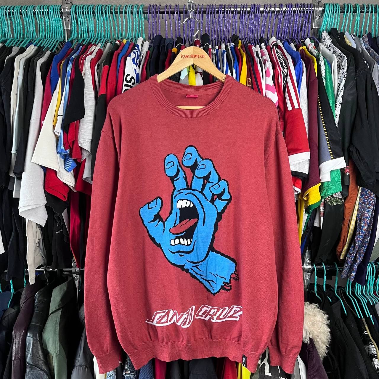 Santa Cruz Skateboards Santa Cruz Big Logo Knitted Sweater Pullover Size US M / EU 48-50 / 2 - 1 Thumbnail