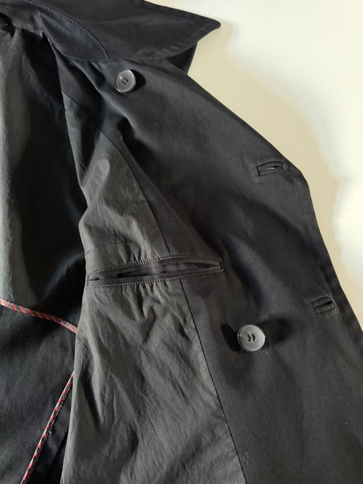 Gucci GUCCI-Black 100% Cotton Double-Breasted Jacket-Field Coat XL Size US L / EU 52-54 / 3 - 15 Thumbnail