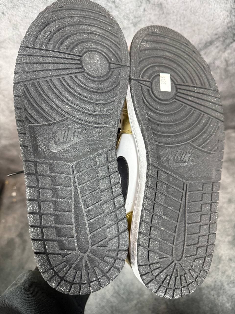 Jordan Brand Size 10.5 | Jordan 1 Metallic Gold Box | Pre-Owned Size US 10.5 / EU 43-44 - 4 Thumbnail