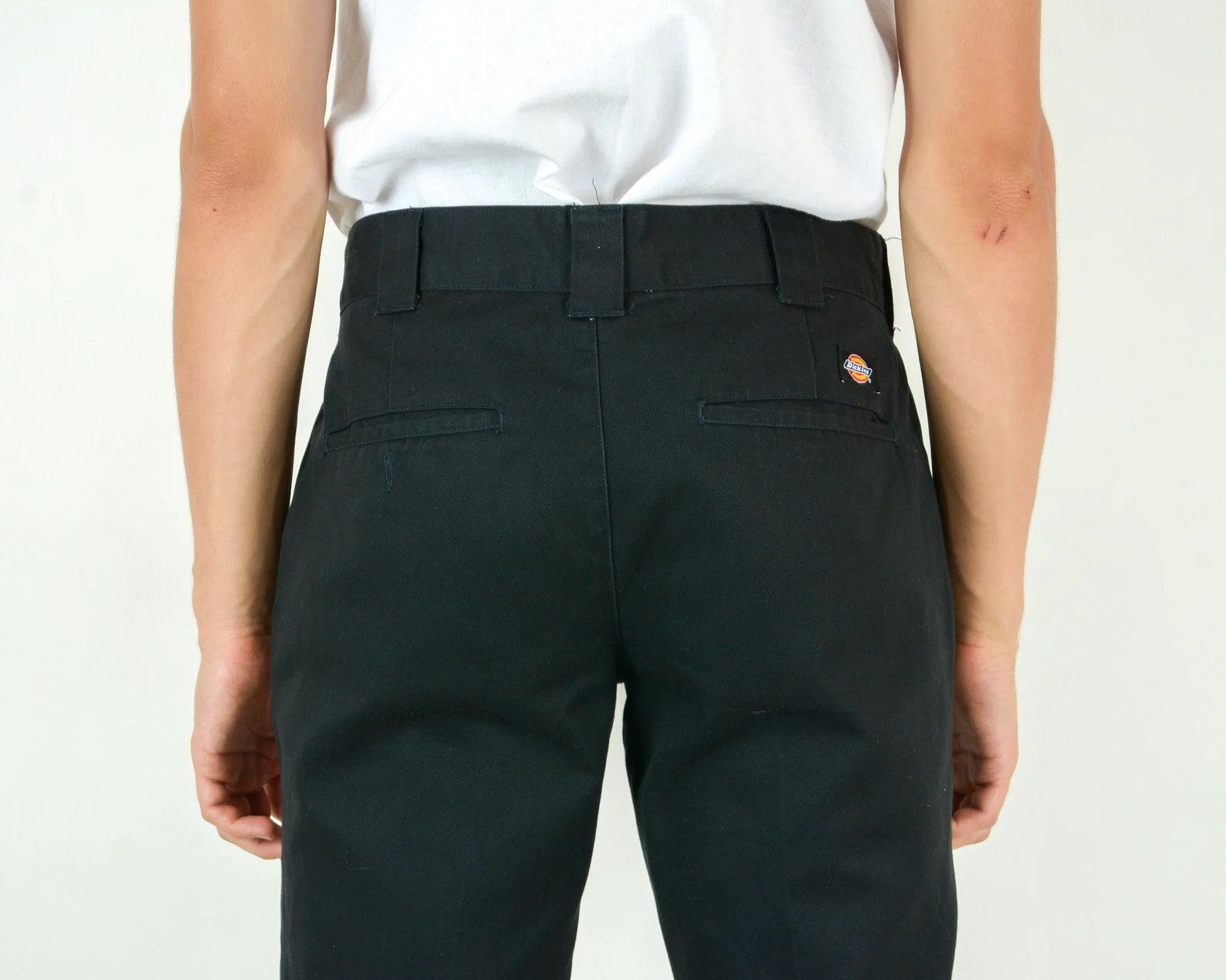 Dickies Mens W33 L32 Slim Fit Pants Canvas Cotton Trousers Chore M Size US 33 - 3 Thumbnail