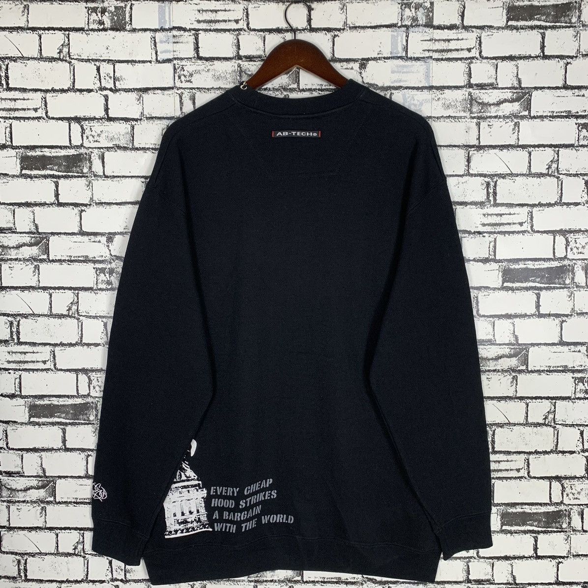 Vintage Vintage Ab Tech Company Technology Illegally Sweatshirt Size US XL / EU 56 / 4 - 7 Thumbnail