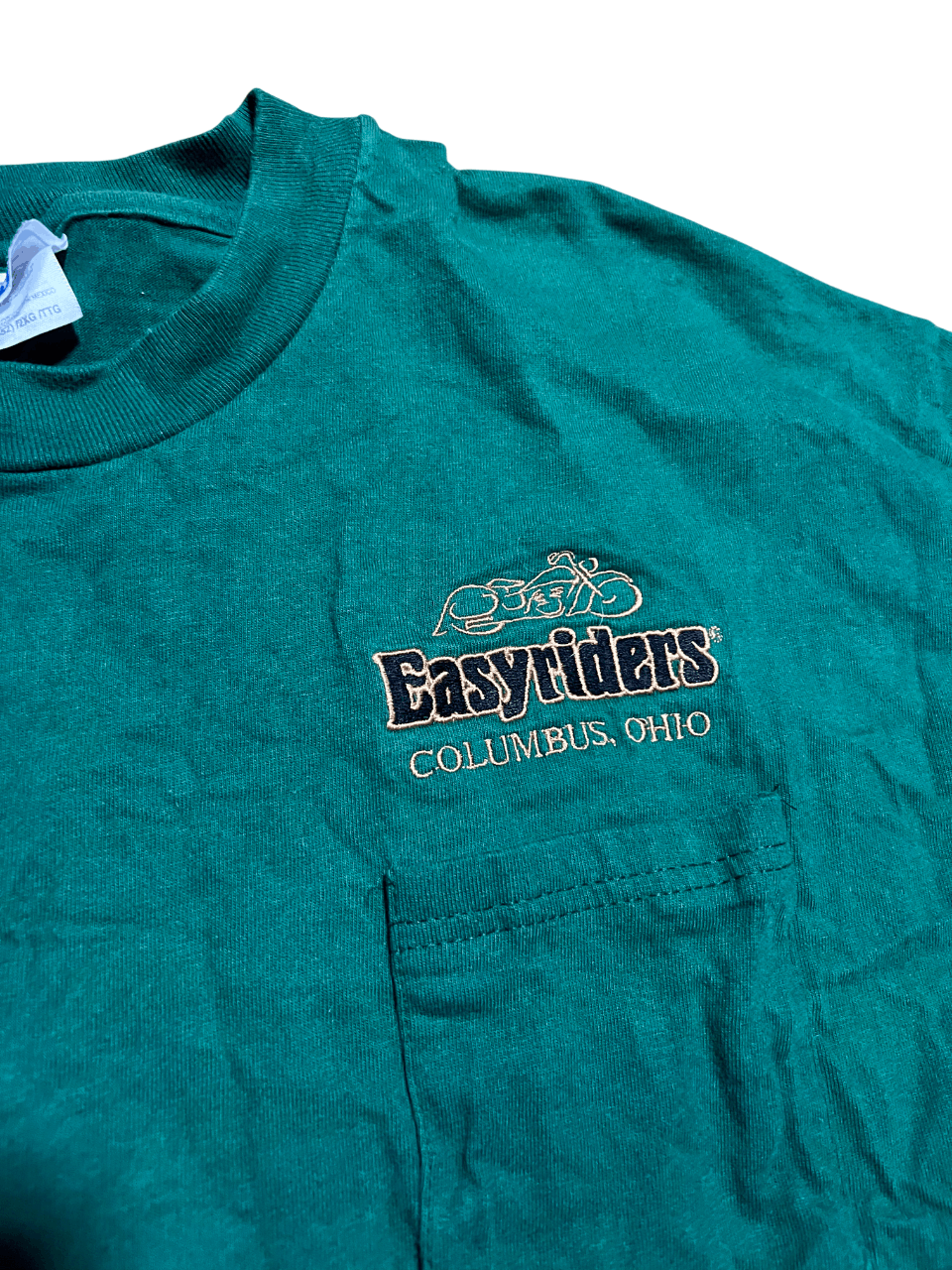 Hanes Easyriders Motorcycles Columbus Hanes Beefy Vintage T-Shirt Size US XXL / EU 58 / 5 - 2 Thumbnail