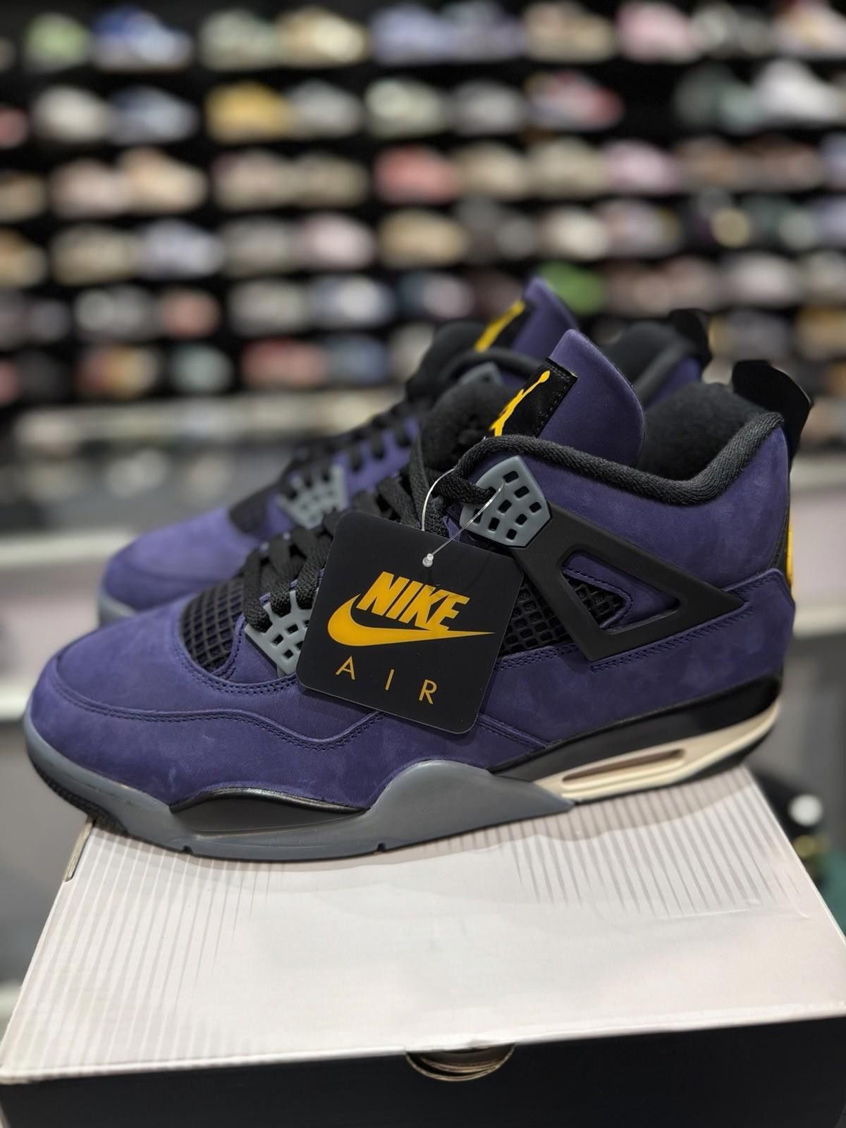 Jordan Brand Air Jordan 4 Retro Lakers "Imperial Purple" FV5029-500 (13) Size US 13 / EU 46 - 5 Thumbnail