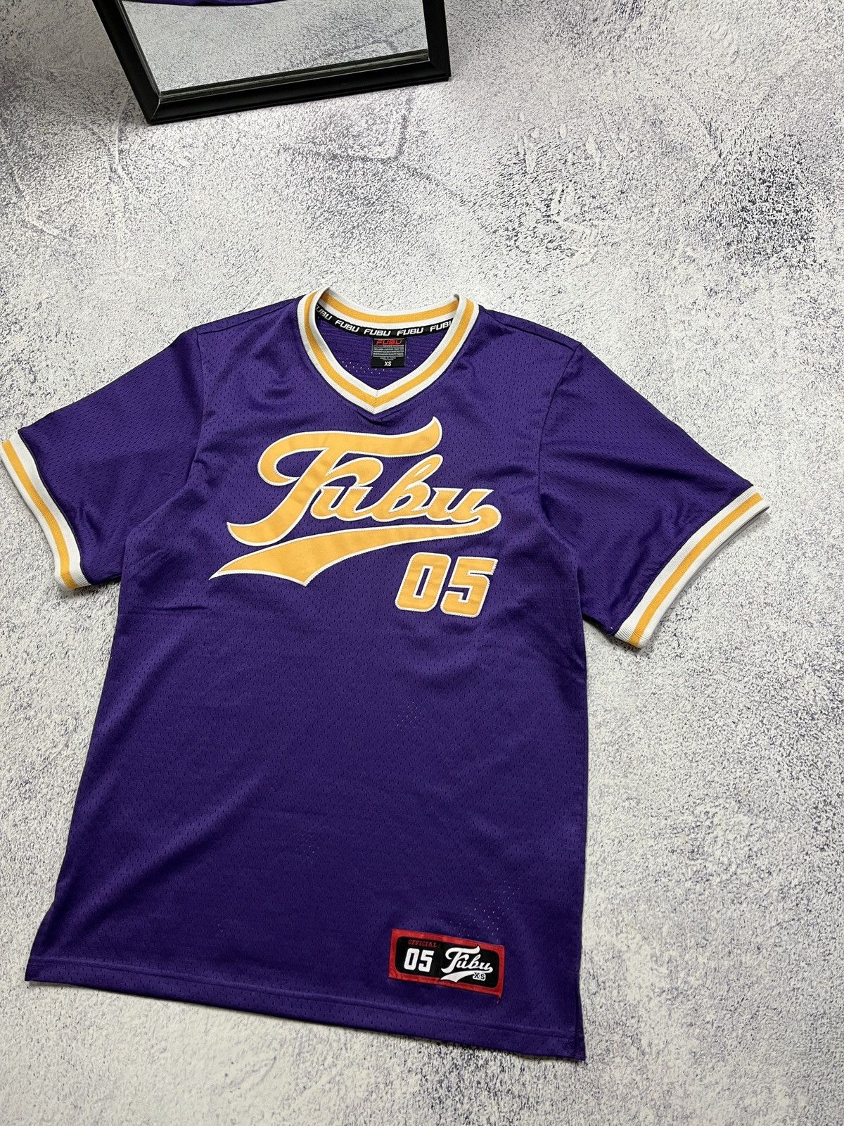 Fubu Vintage FUBU The Collection 05 Logo Rap Jersey Tee Hip Hop Size US S / EU 44-46 / 1 - 3 Thumbnail