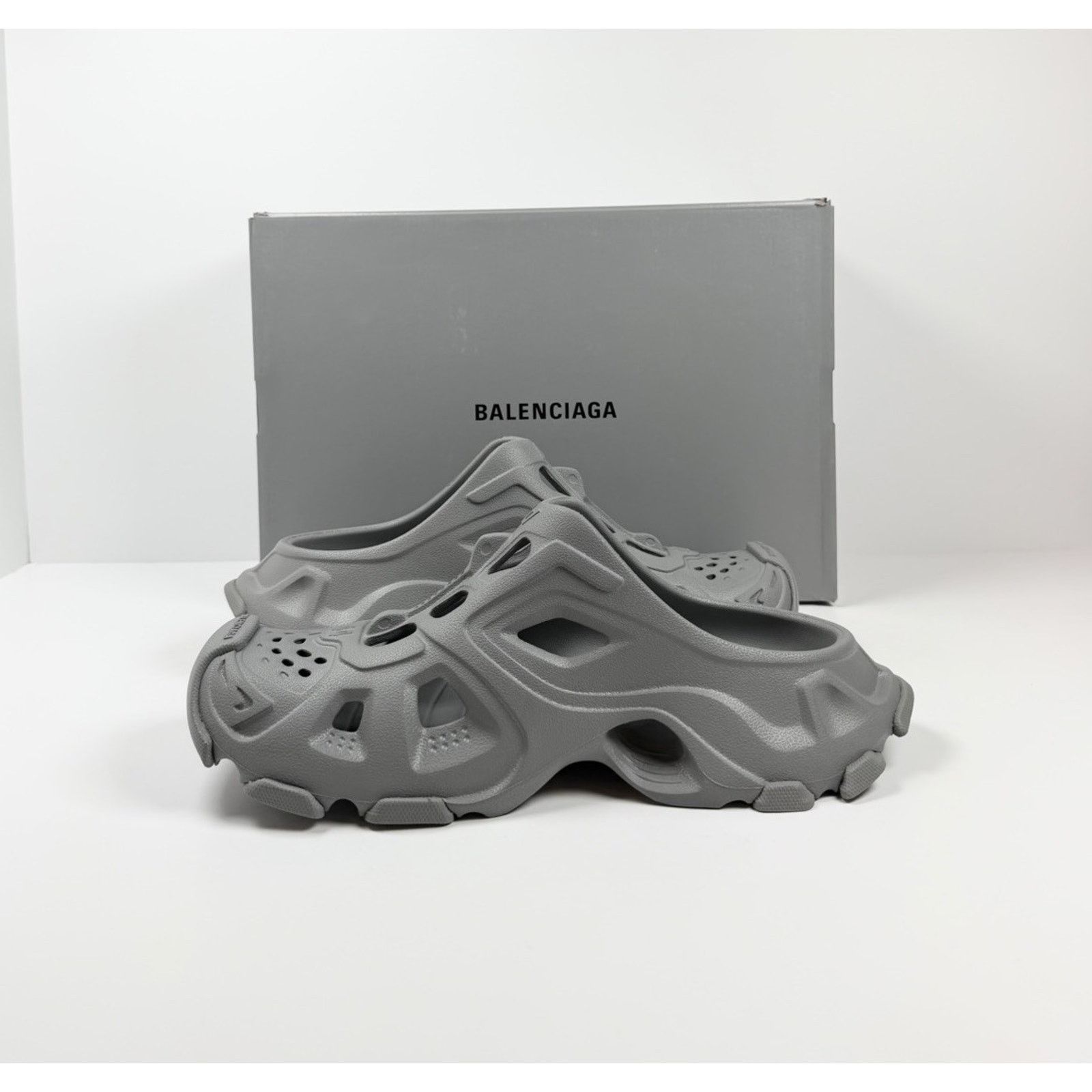 Balenciaga Size 44EU/11US - Balenciaga HD Mule Slip On Gray NEW! Size US 11 / EU 44 - 6 Thumbnail