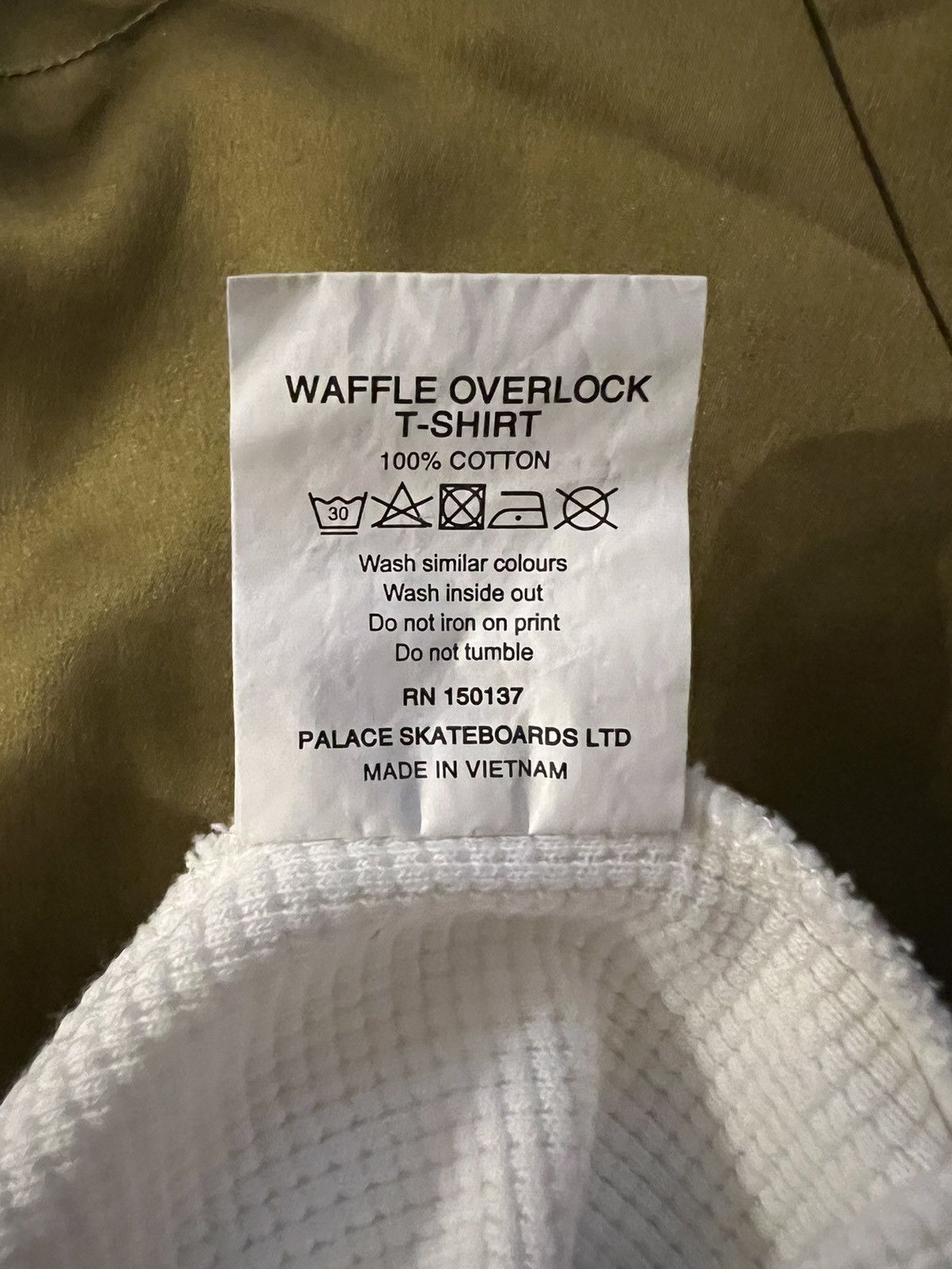 Palace Palace Waffle Overlock T-Shirt Size US M / EU 48-50 / 2 - 5 Thumbnail