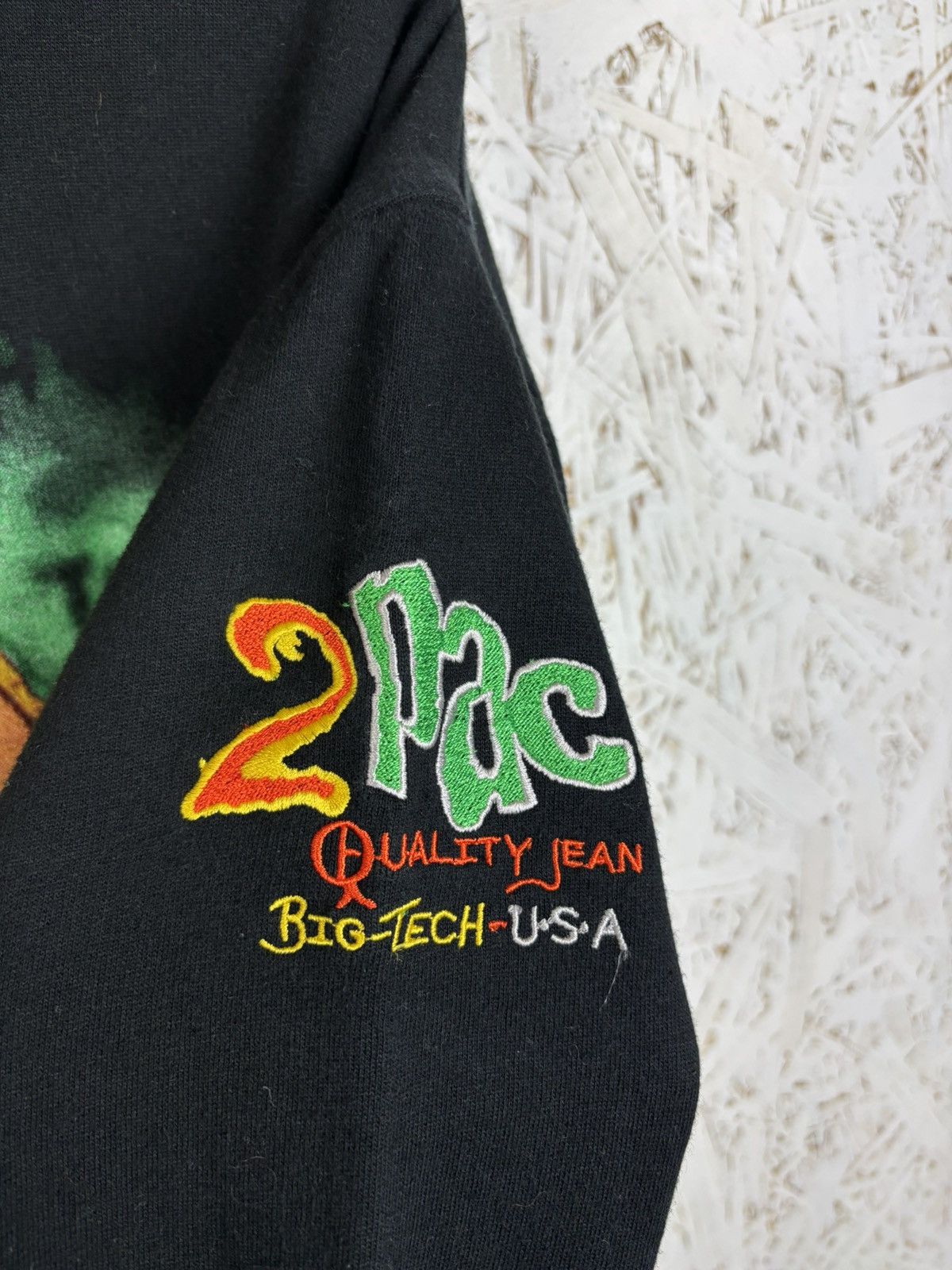 Band Tees 90s Tribal 2Pac Rap Hip Hop Black Vintage Hoodie Size L Size US L / EU 52-54 / 3 - 4 Thumbnail