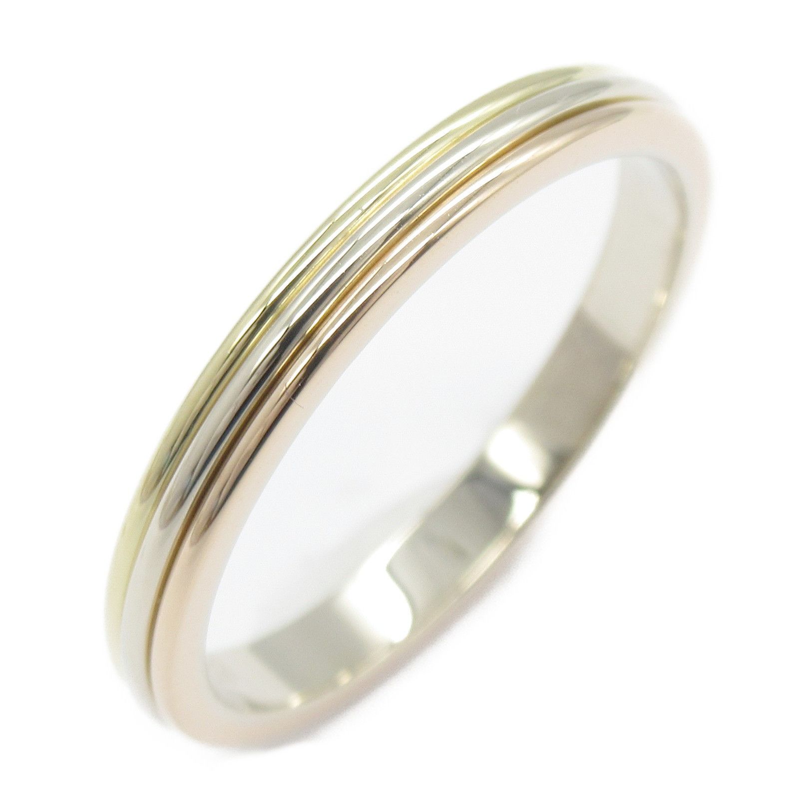 Cartier 18K Trinity Ring Metal Ring B4004200 in Great Condition