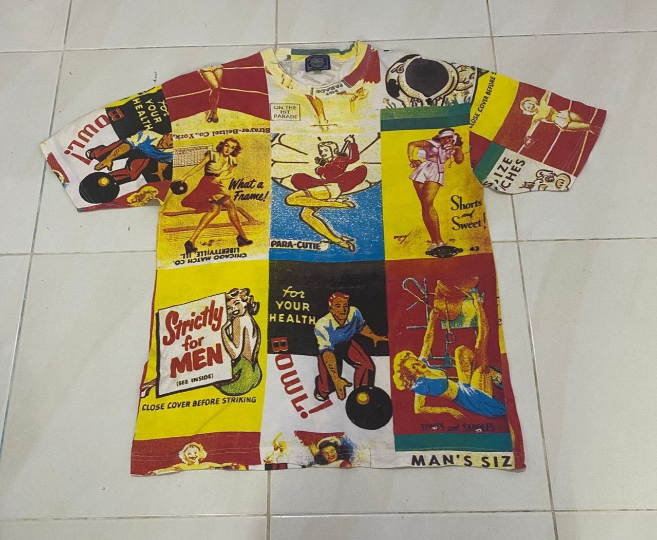 Vintage Vintage Virgin Voyage Bowling Overprint Tshirt Size US M / EU 48-50 / 2 - 2 Thumbnail