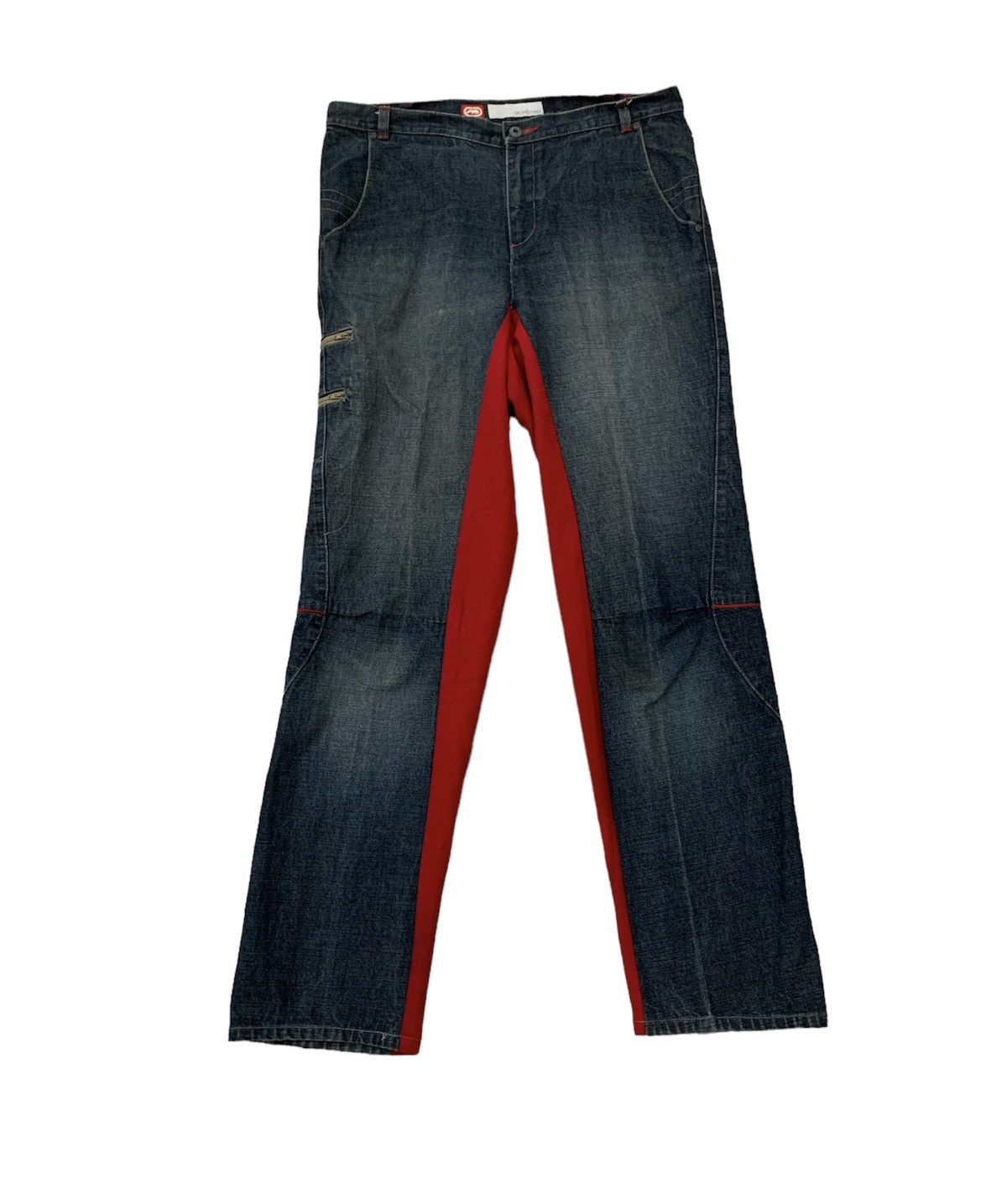 Ecko Unltd. × Vintage Ecko red denim hype jeans Size US 34 / EU 50 - 2 Thumbnail