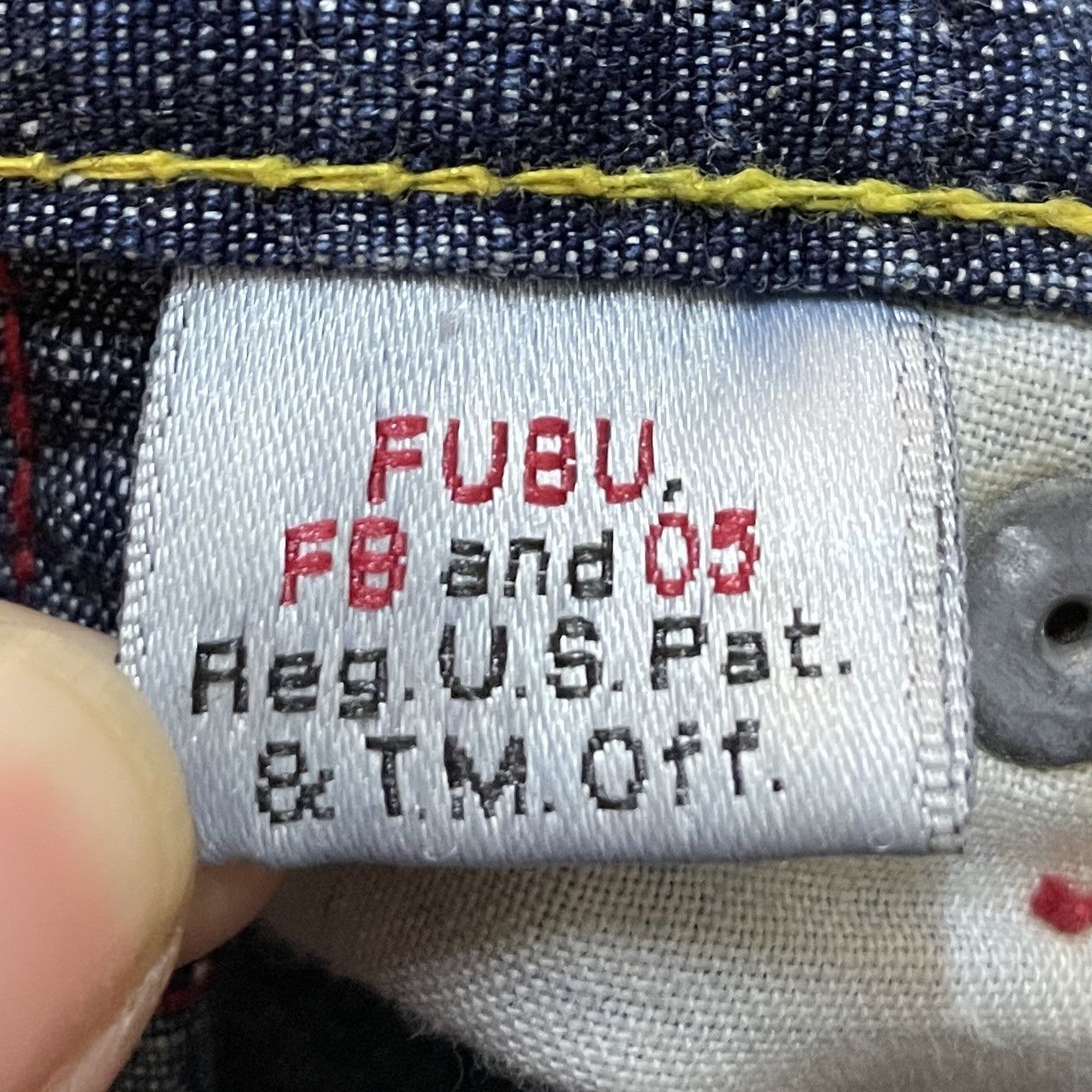 Fubu Rare Vintage Brand Fubu Platinum Patchwork Baggy Jeans 2000s Size US 36 / EU 52 - 12 Thumbnail