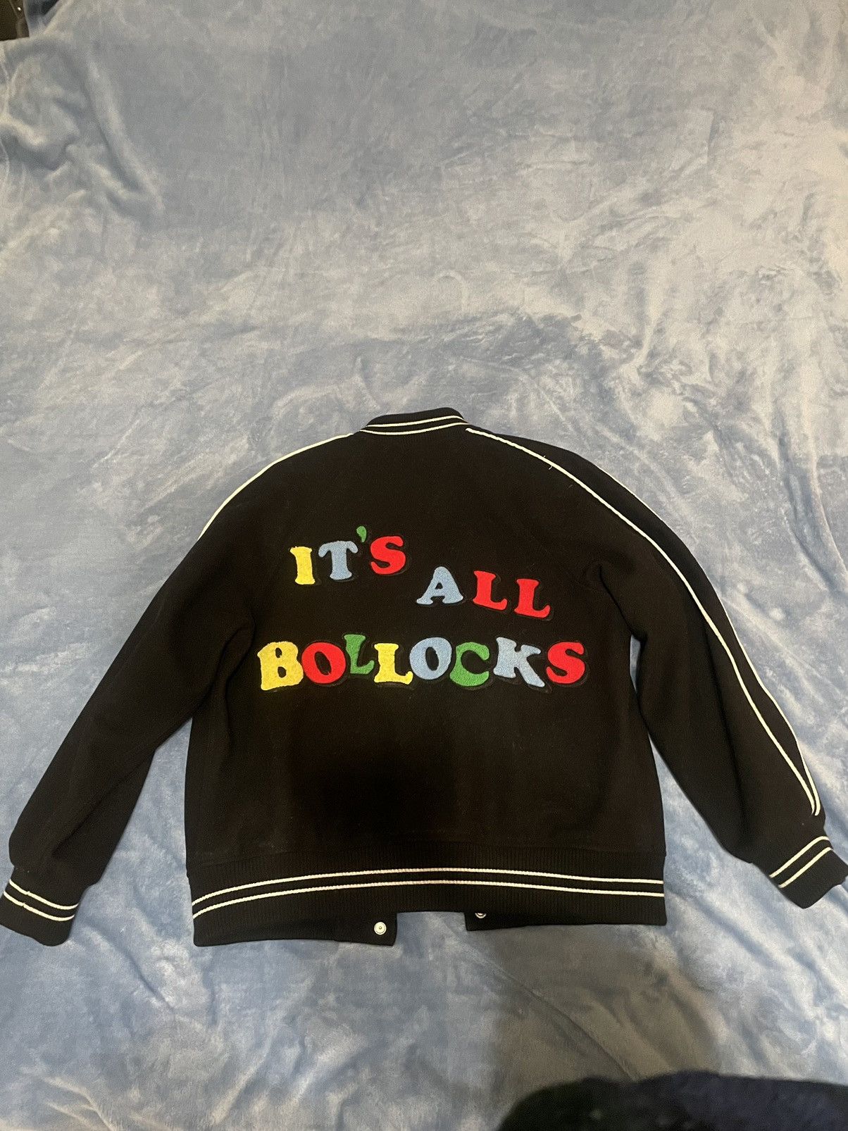 Supreme Supreme/Jamie Reid Its all Bullocks Varsity Jacket Size US M / EU 48-50 / 2 - 1 Thumbnail