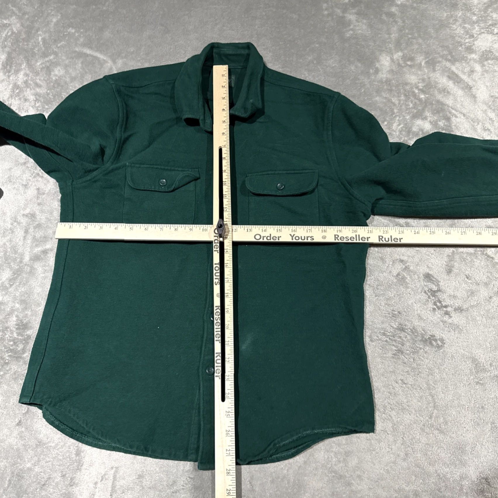 J.Crew J.CREW Shirt Mens M Green Heavyweight Chamois Workshirt Button Up Oarsman Size US M / EU 48-50 / 2 - 4 Thumbnail