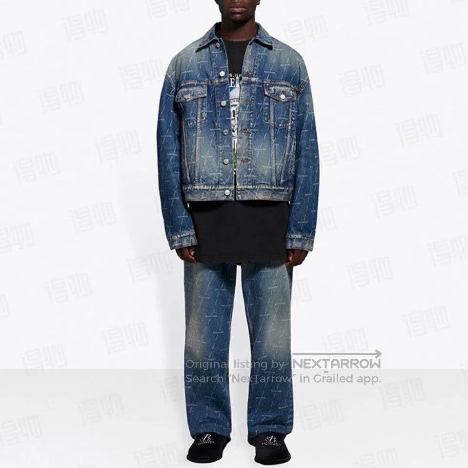 Balenciaga balenciaga logo denim jacket 2021 spring. Size US L / EU 52-54 / 3 - 1 Thumbnail