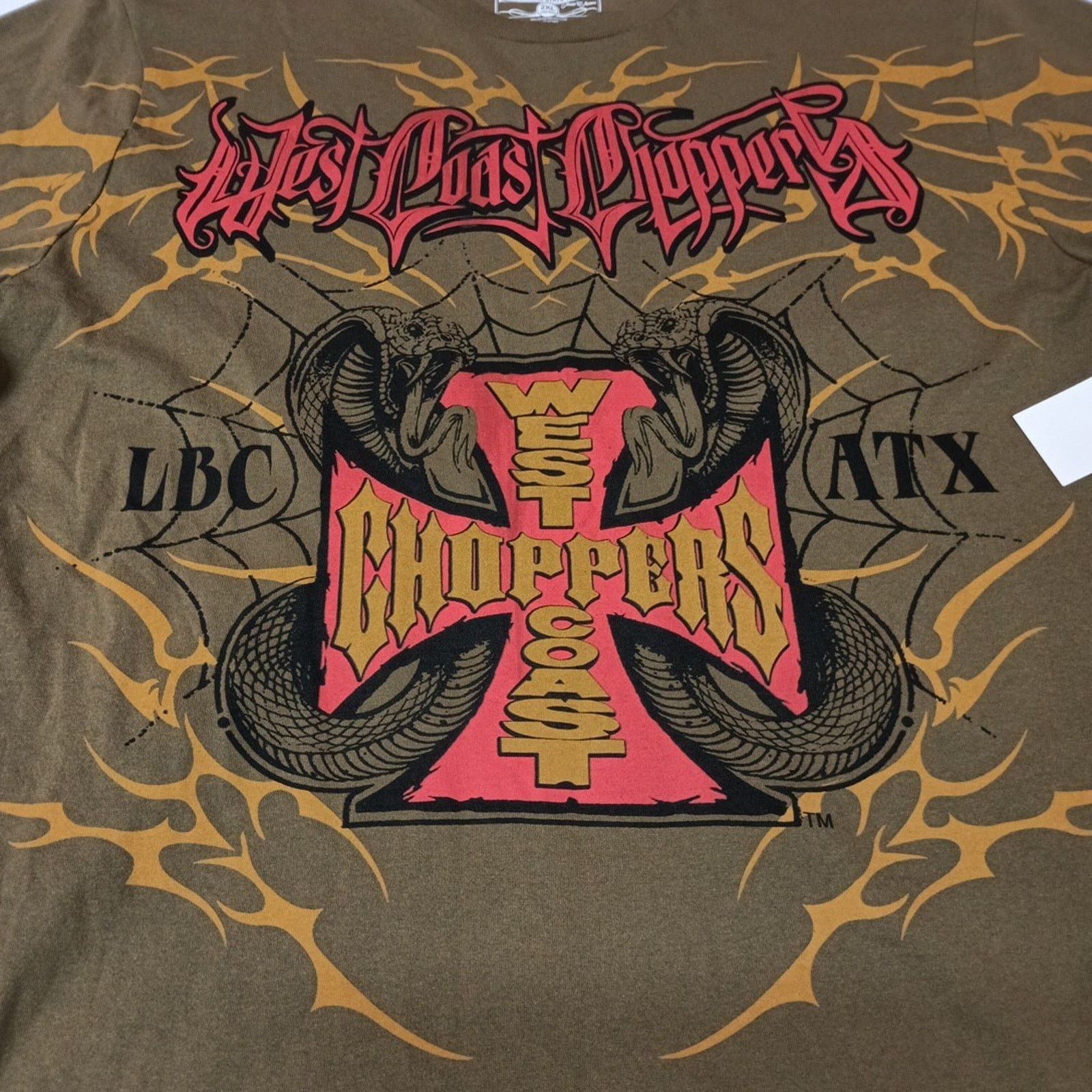 Other West Coast Choppers T-shirt Olive Green Size 2XL (50-52) NWT Size US XXL / EU 58 / 5 - 2 Thumbnail