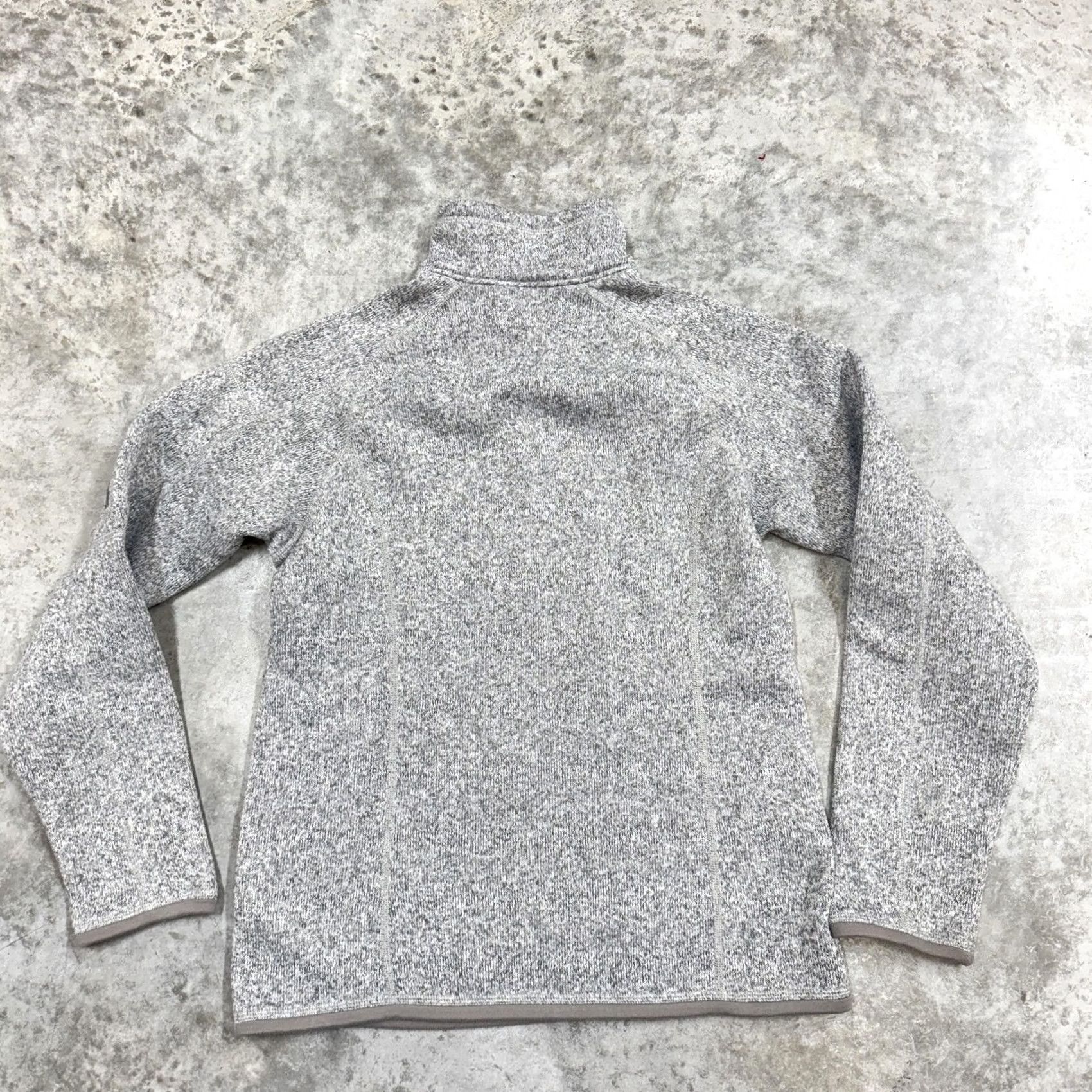 Patagonia Patagonia Sweater Womens Medium Gray 1/4 Zip Fleece Pullover Size M / US 6-8 / IT 42-44 - 4 Thumbnail